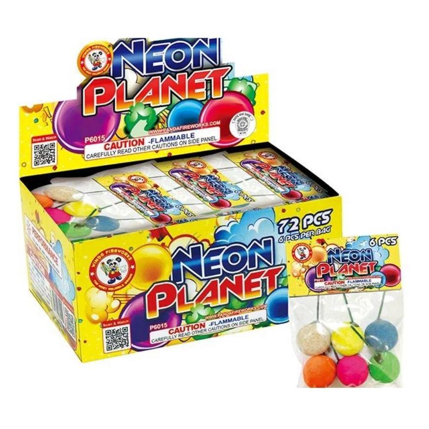 Neon Planet | Six Color Assorted Smoke Gadget by Winda Fireworks -Shop Online for Standard Smoke Bomb at Elite Fireworks!