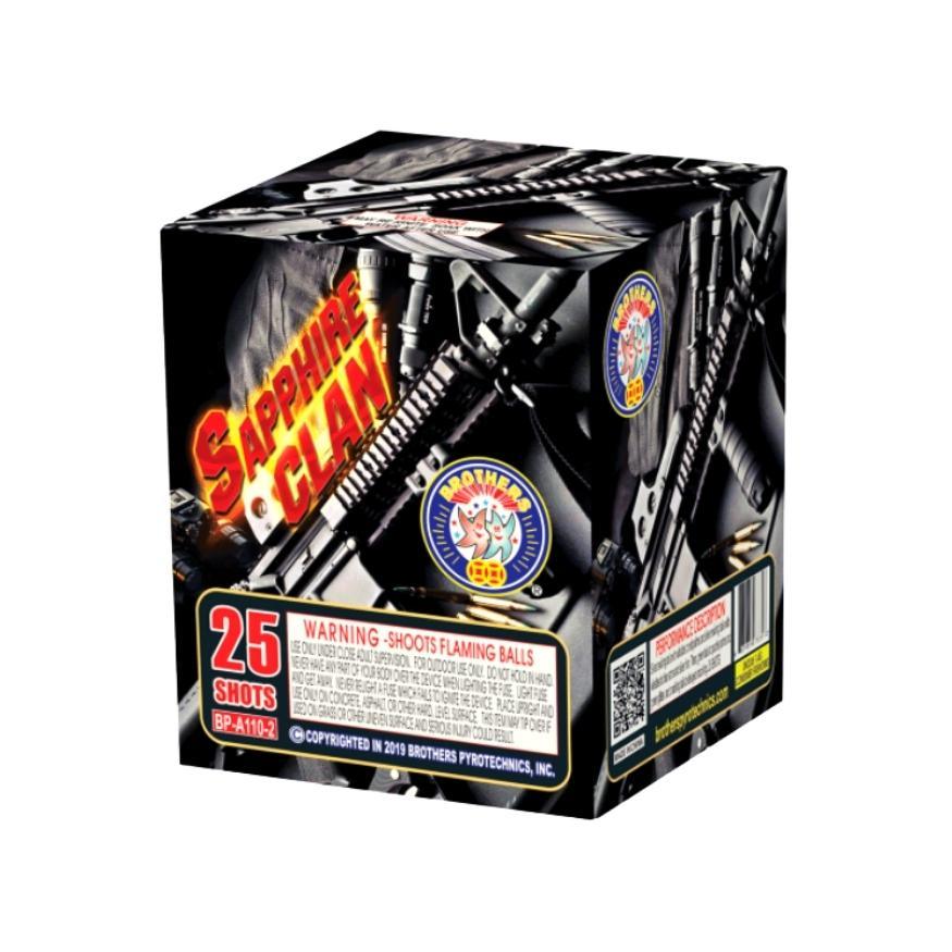 Rap Sheet | 300 Shot Box Kit™ - Crimson Bulls - Copper Devils - Sapphire Clan by Brothers Pyrotechnics -Shop Online for Standard Cake at Elite Fireworks!