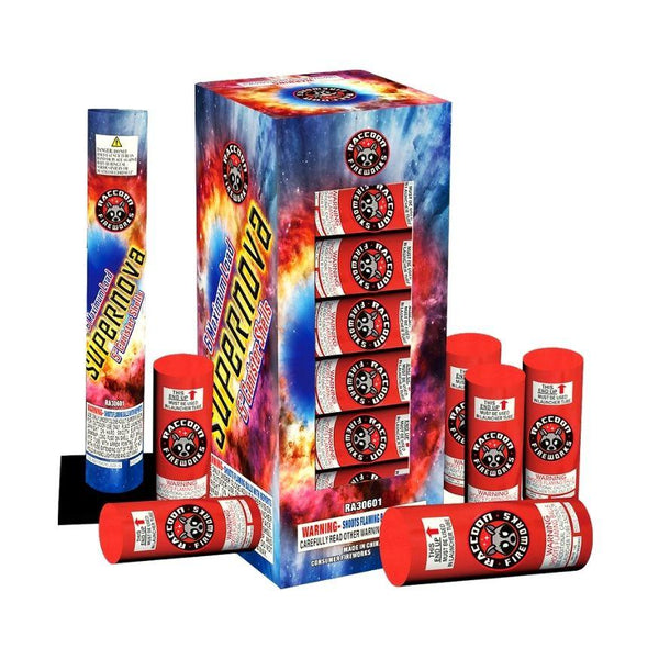 Supernova | 6 Break Artillery Shell by Raccoon Fireworks -Shop Online for X-tra Large Canister Kit™ at Elite Fireworks!