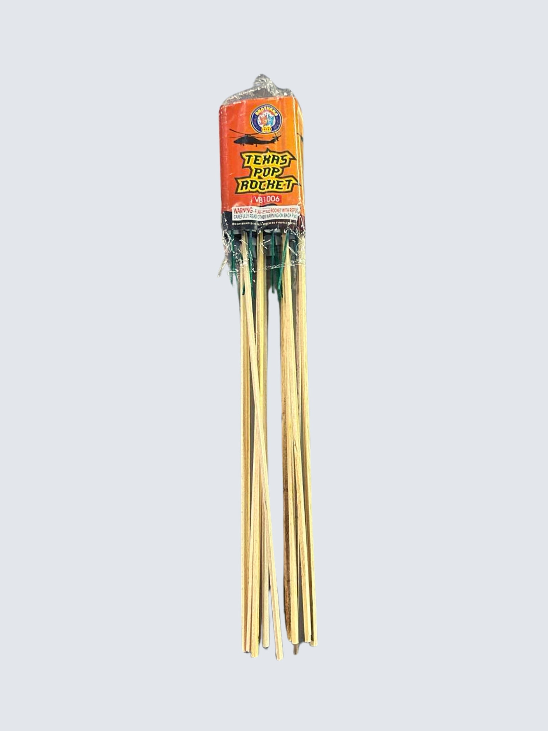 Texas Pop Rocket | 16" Rocket Projectile by Brothers Pyrotechnics -Shop Online for Standard Rocket at Elite Fireworks!
