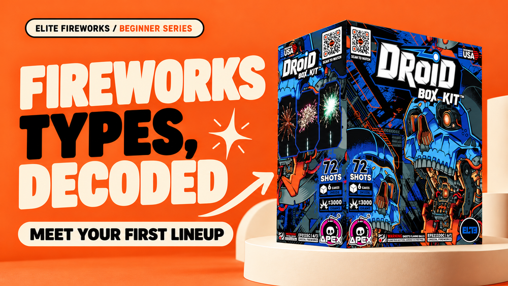 Types of Fireworks: A Beginner's Guide to What You're Buying