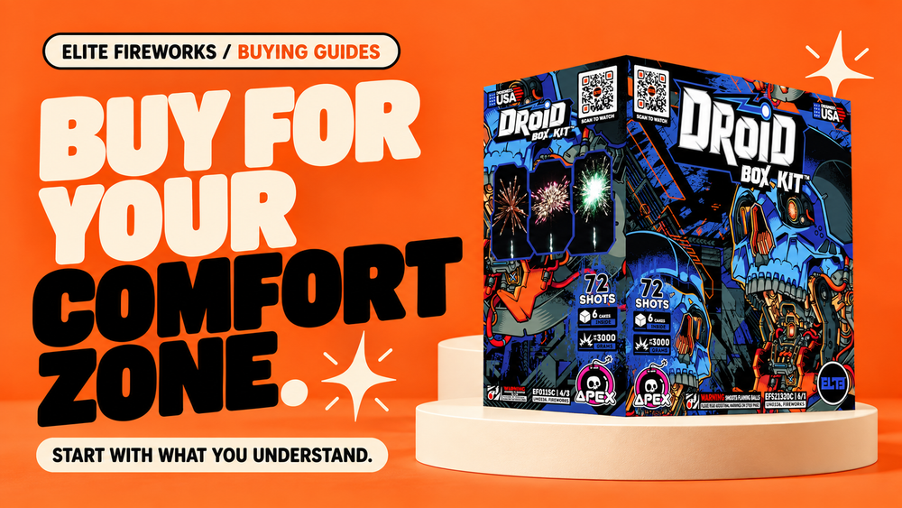 New to Fireworks? Buy for Your Comfort Zone, Not Your Ego