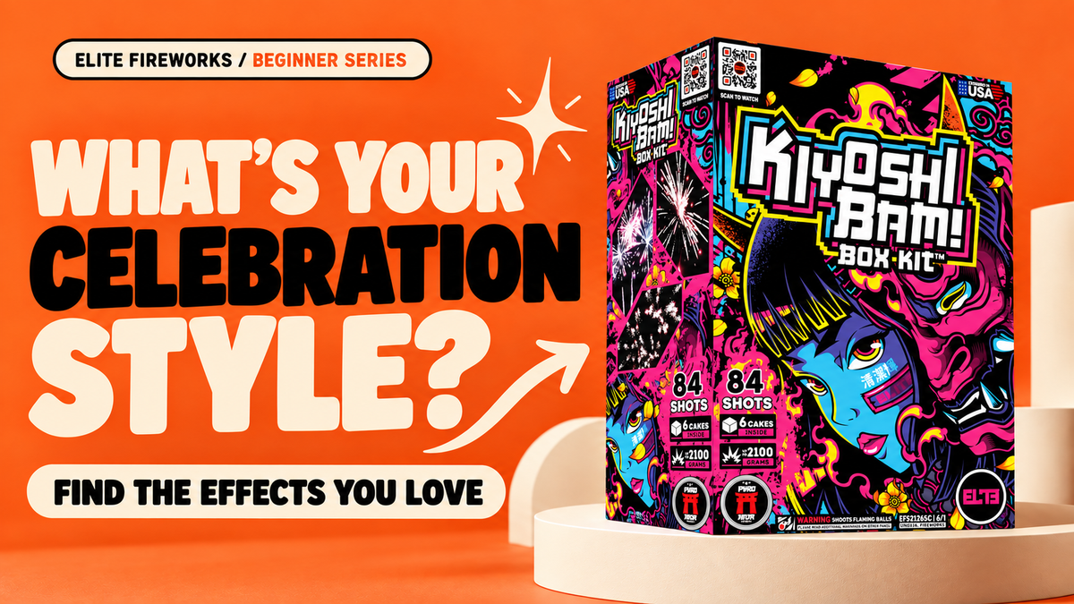 Choosing Your First Fireworks? Find Your Celebration Style