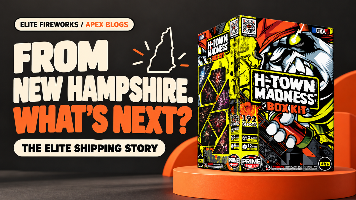 Exciting Updates on Shipping from ELITE FIREWORKS® in New Hampshire!