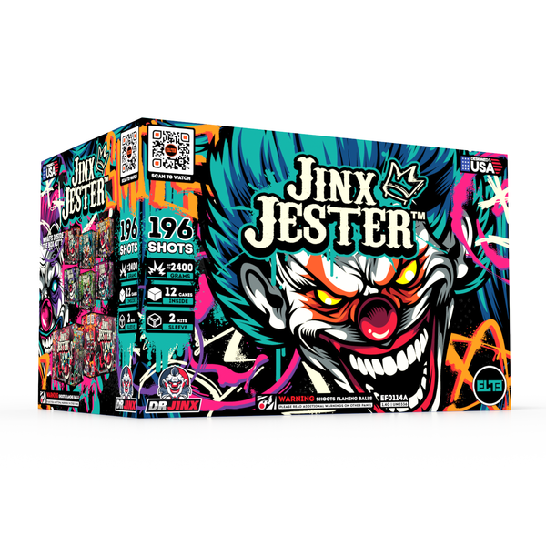 Jinx Jesters™ | 192 Shot Aerial Repeater Box Kit™