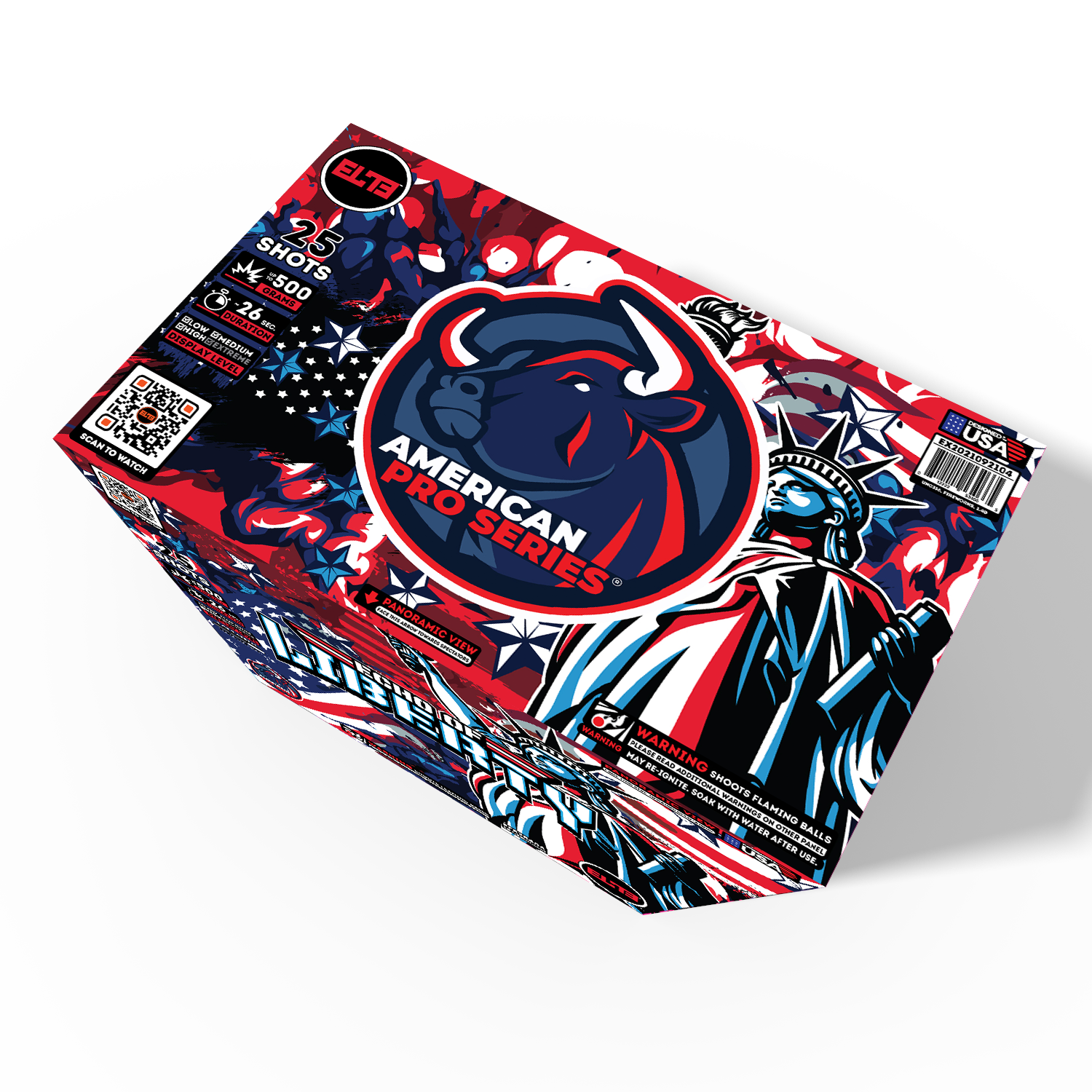 All American Finale Box™｜80 Shot Box Kit™ - Echo of Liberty™ - Oath of Freedom!™ - Dye of Honor™