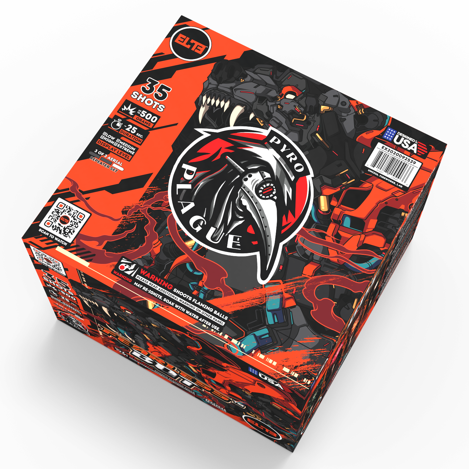 Cyborg Mania™ | 96 Shot Box Kit™ - Fearless Bot™ - Roaring Bot™ - Stealthy Bot™