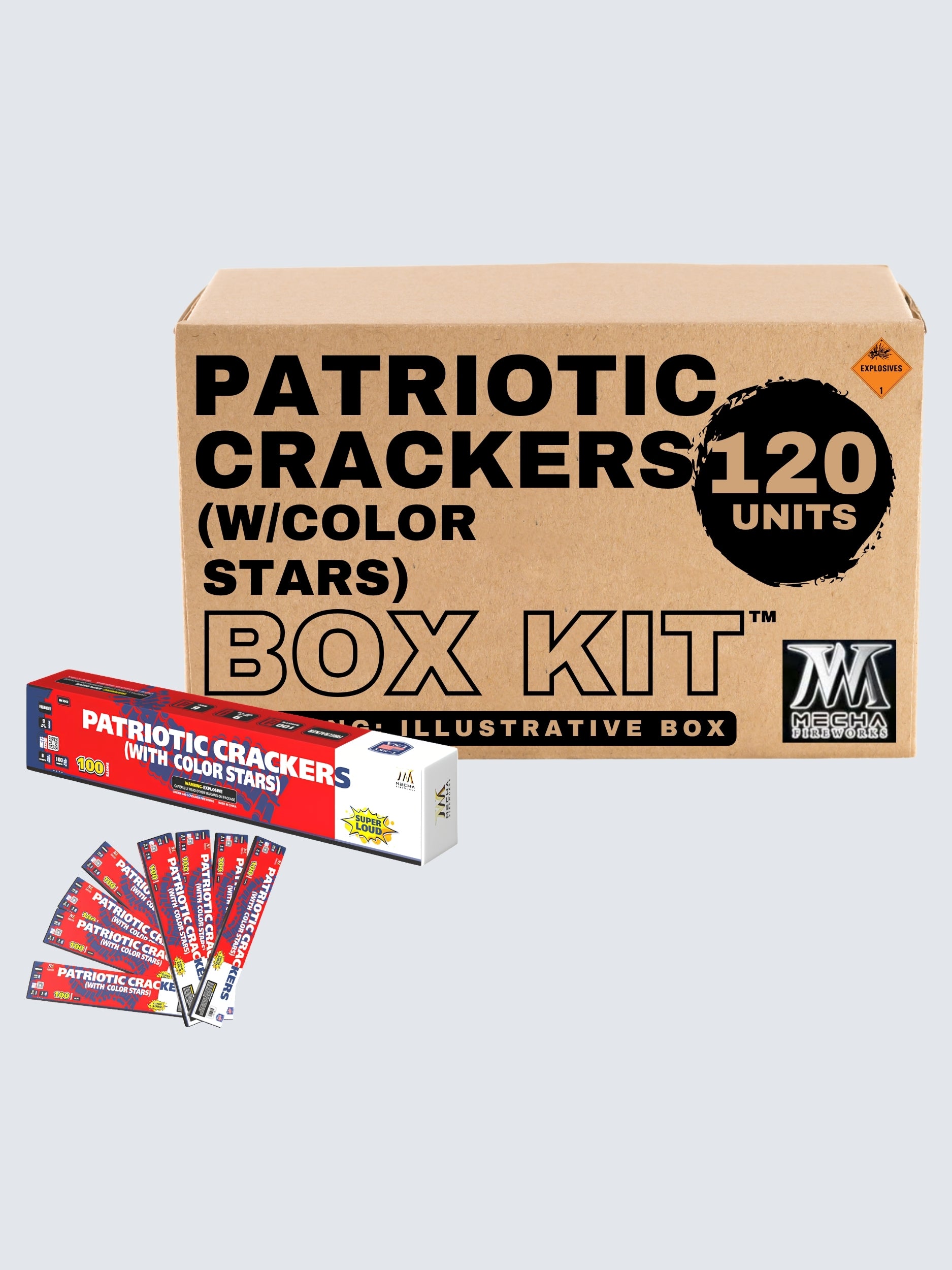 100's Patriotic Crackers | 100 Shot Noisemaker