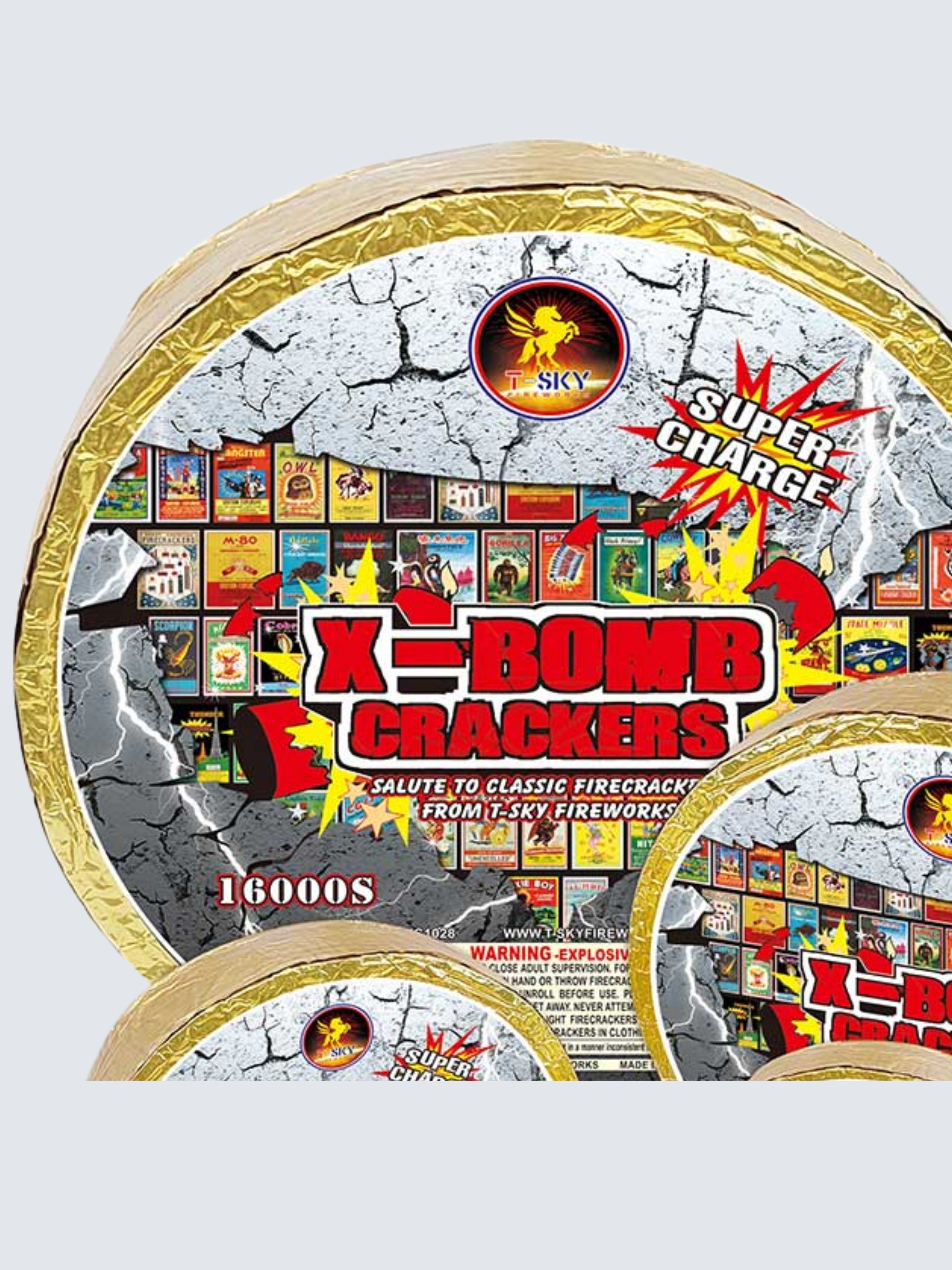 16000 X-Bomb Crackers | 16000 Shot Noisemaker