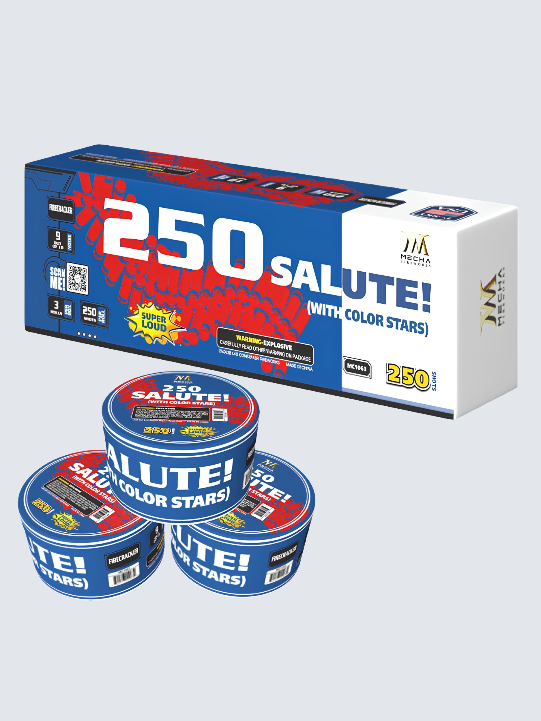 250 Salute! | 250 Shot Noisemaker