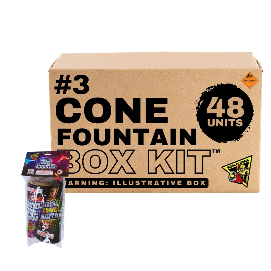 #3 Monkey Mania Cone | Standard Shower Fountain Spurt™