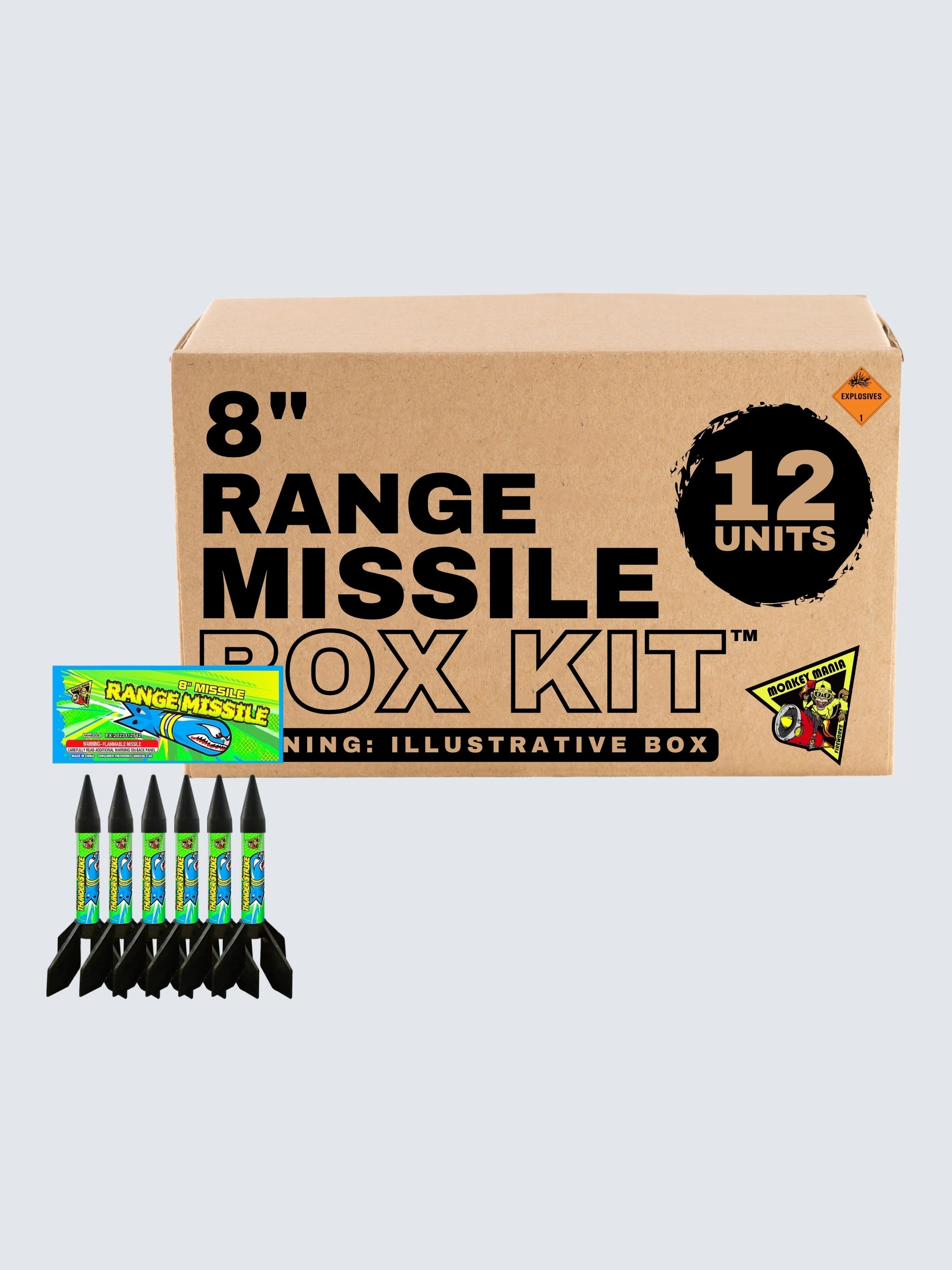 8" Range Missile | 8" Rocket Projectile