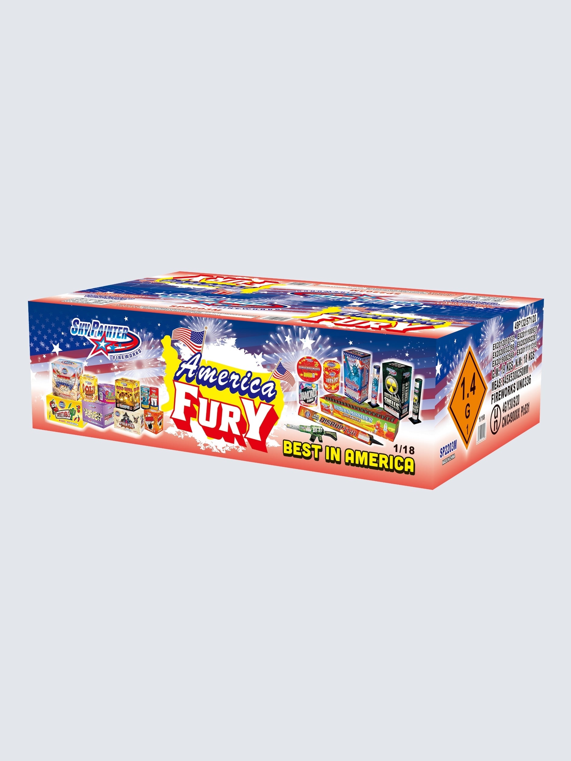 America Fury | Aerial & Ground Mix Variety Assortment