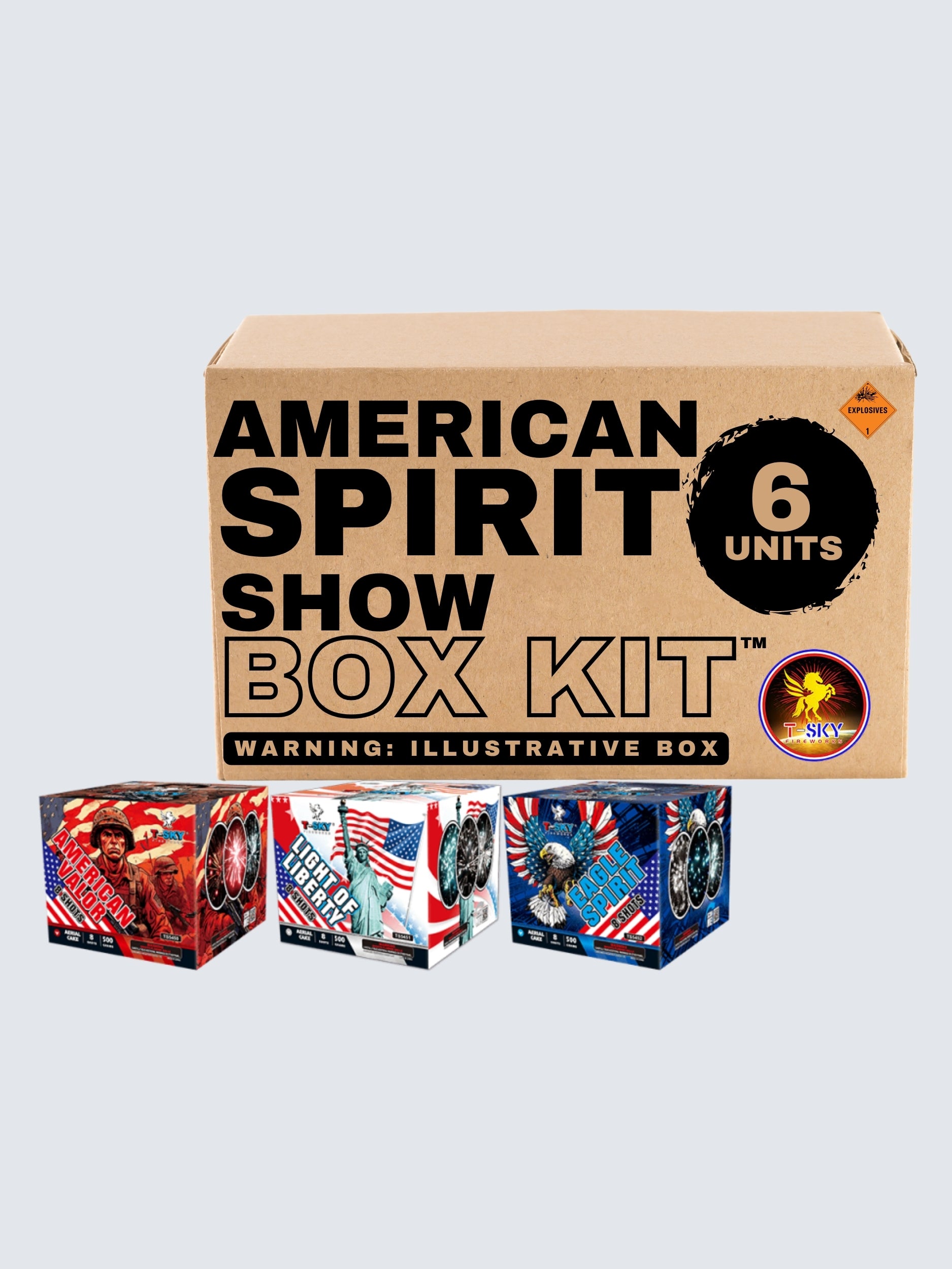 American Spirit Show | 48 Shot Aerial Repeater Box Kit™