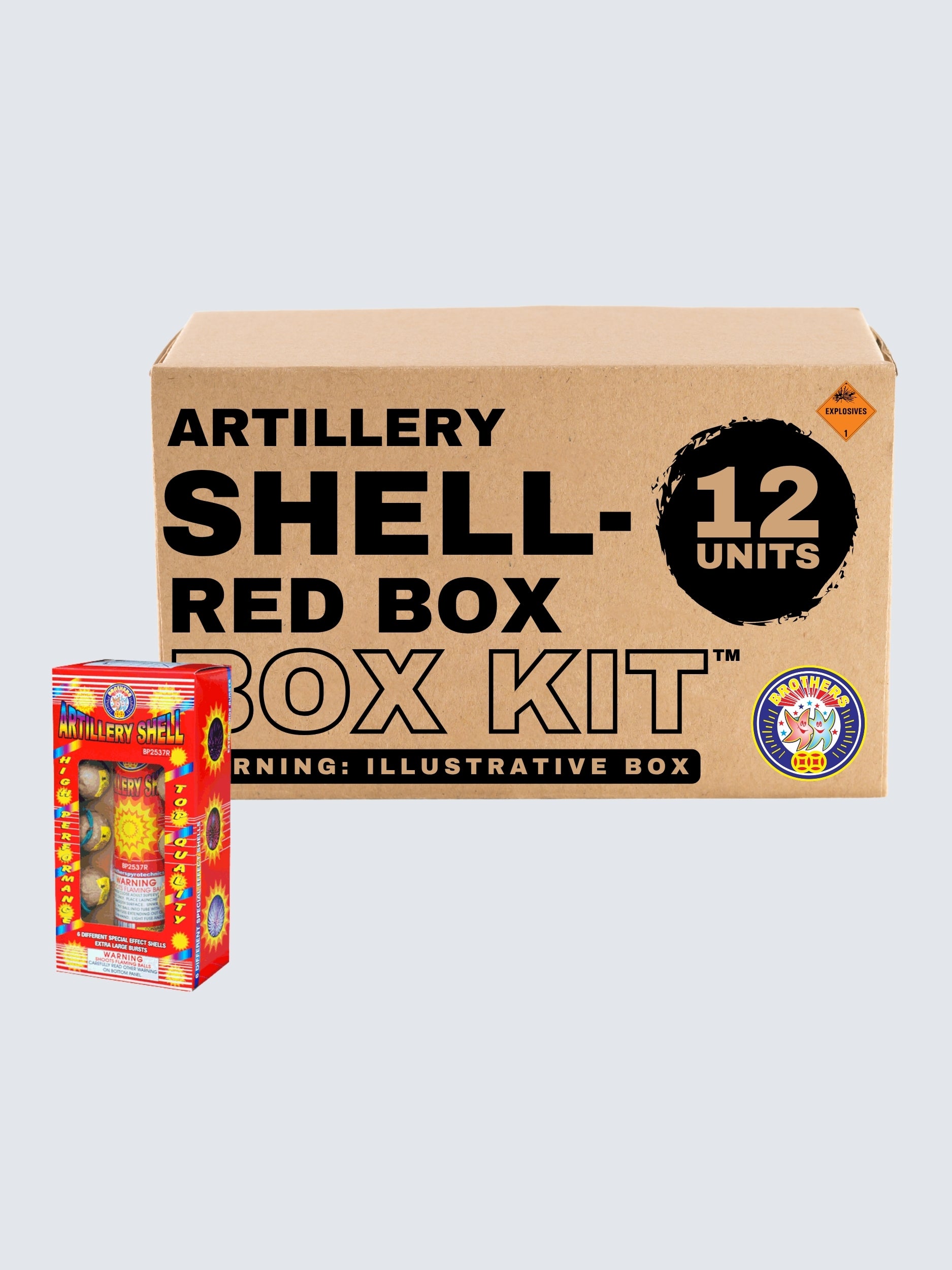 Brothers - Red Box | 6 Artillery Shell