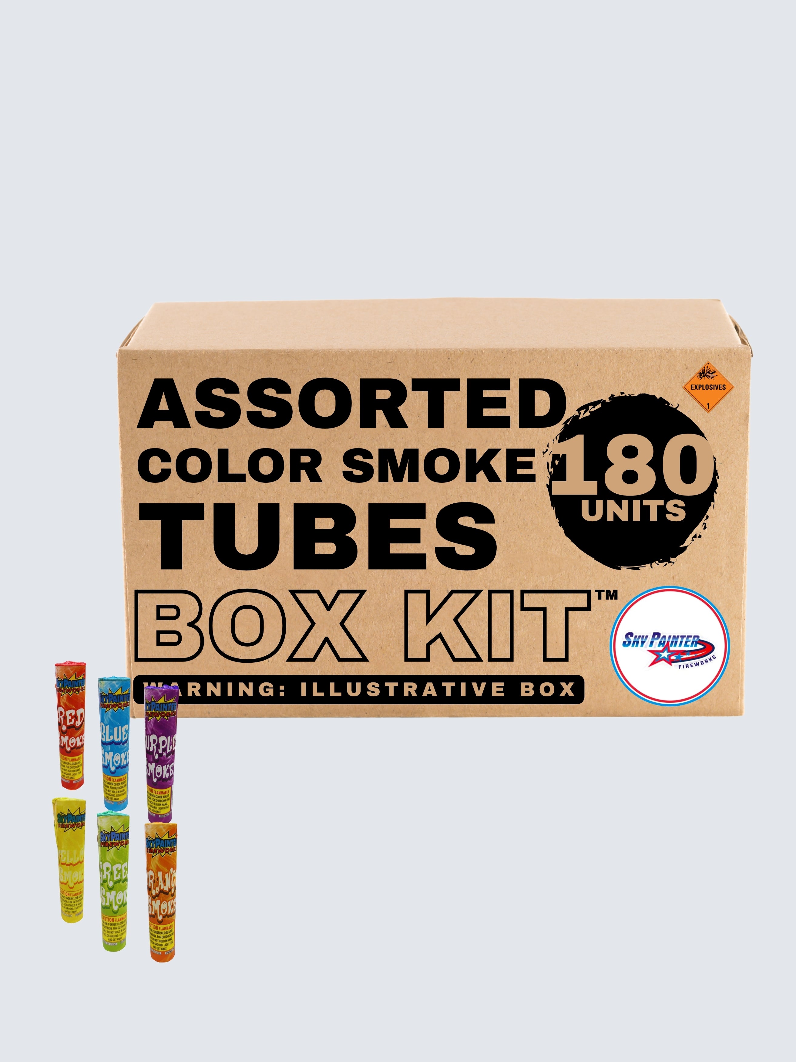 Assorted Color Smoke Tubes | Assorted Multi-Color Smoke Gadget