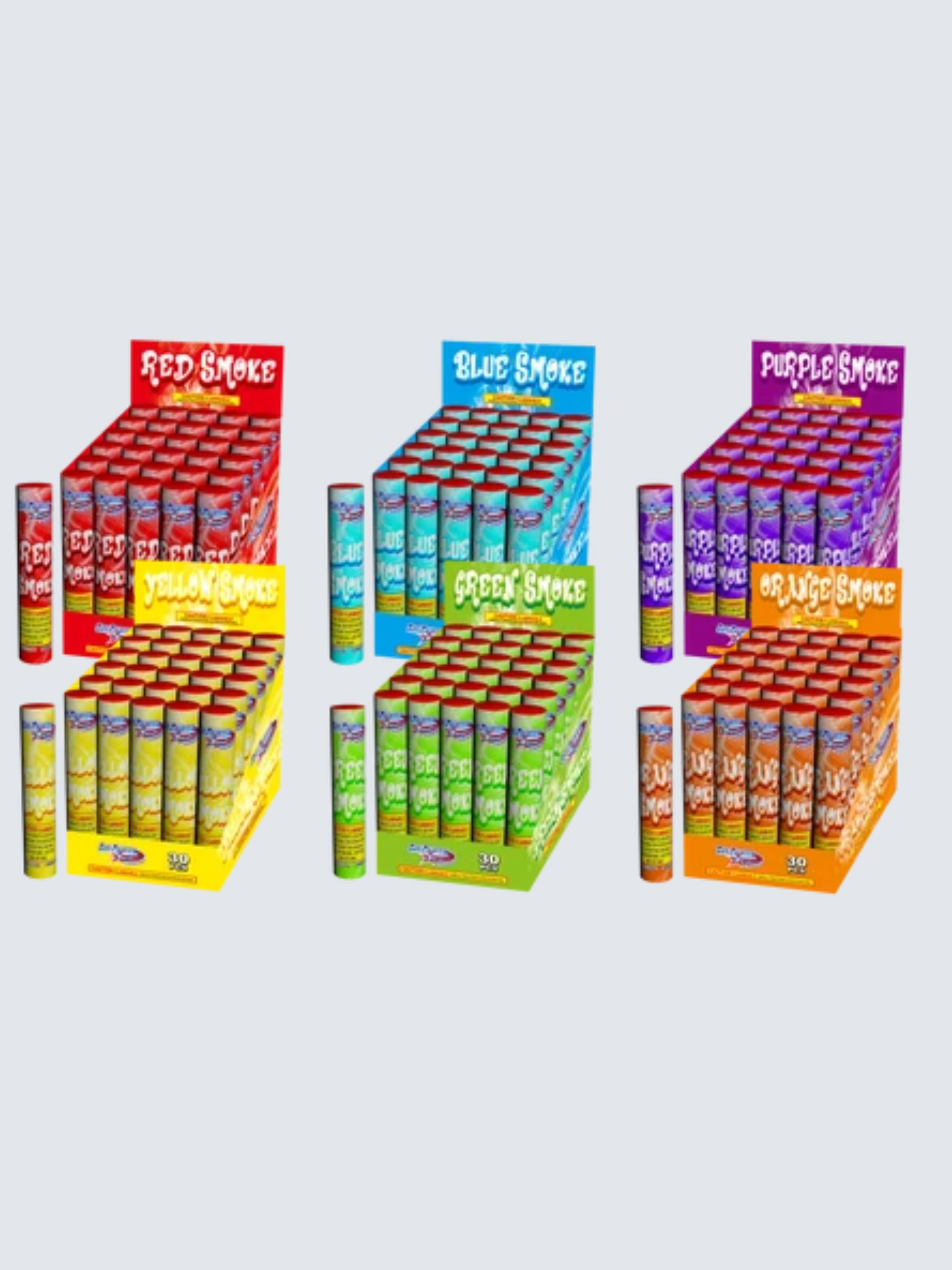 Assorted Color Smoke Tubes | Assorted Multi-Color Smoke Gadget