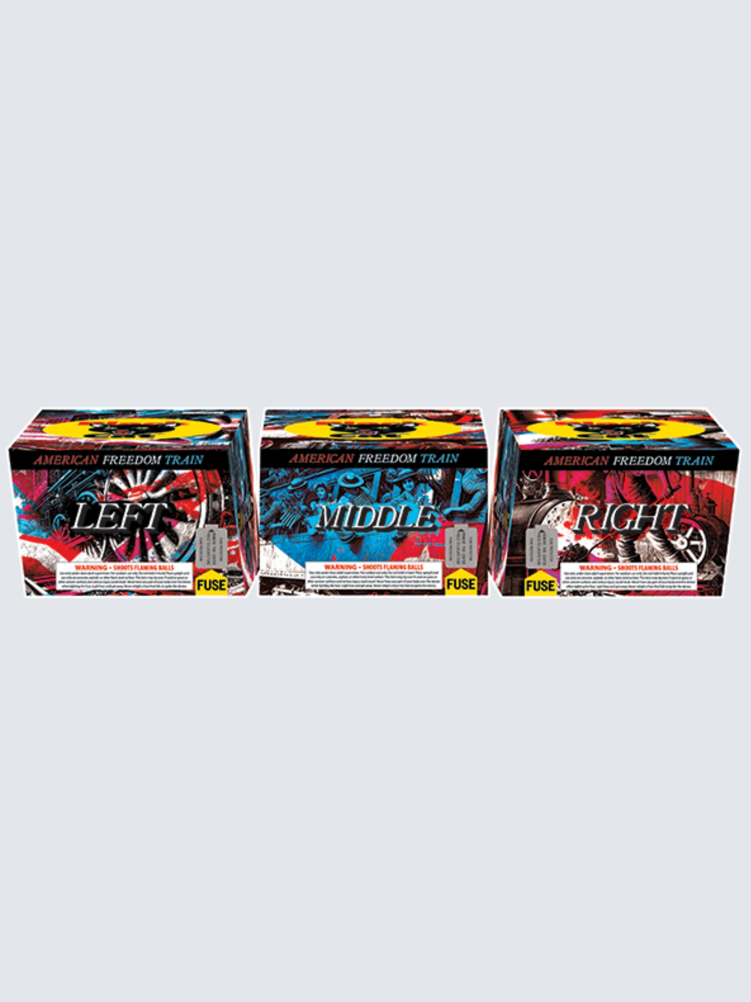BC American Freedom Train | 180 Shot Aerial Repeater Set