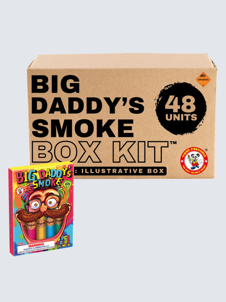 Big Daddy's Smoke | Six Pack of Color Changing Smoke Tubes at