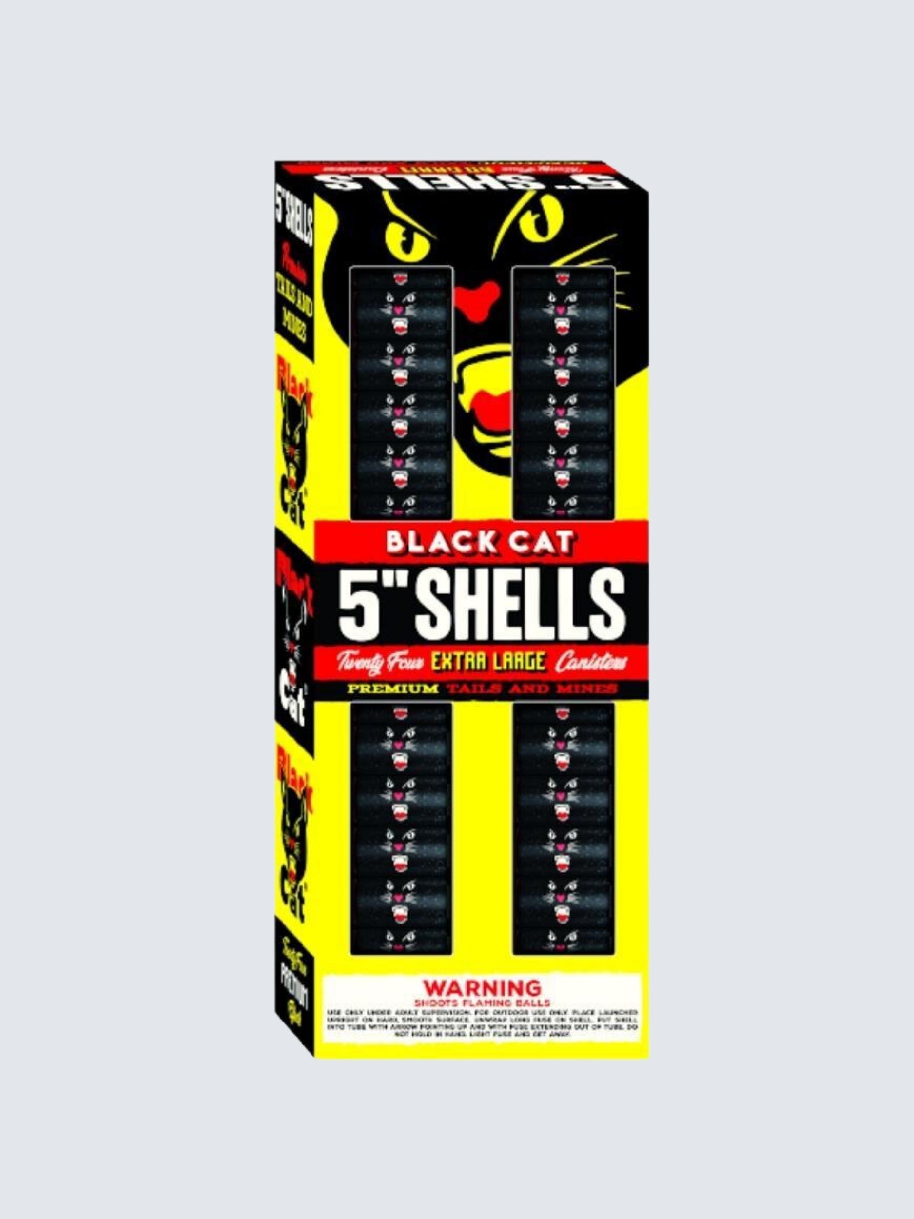 Black Cat 5" Shells | 24 Artillery Shell