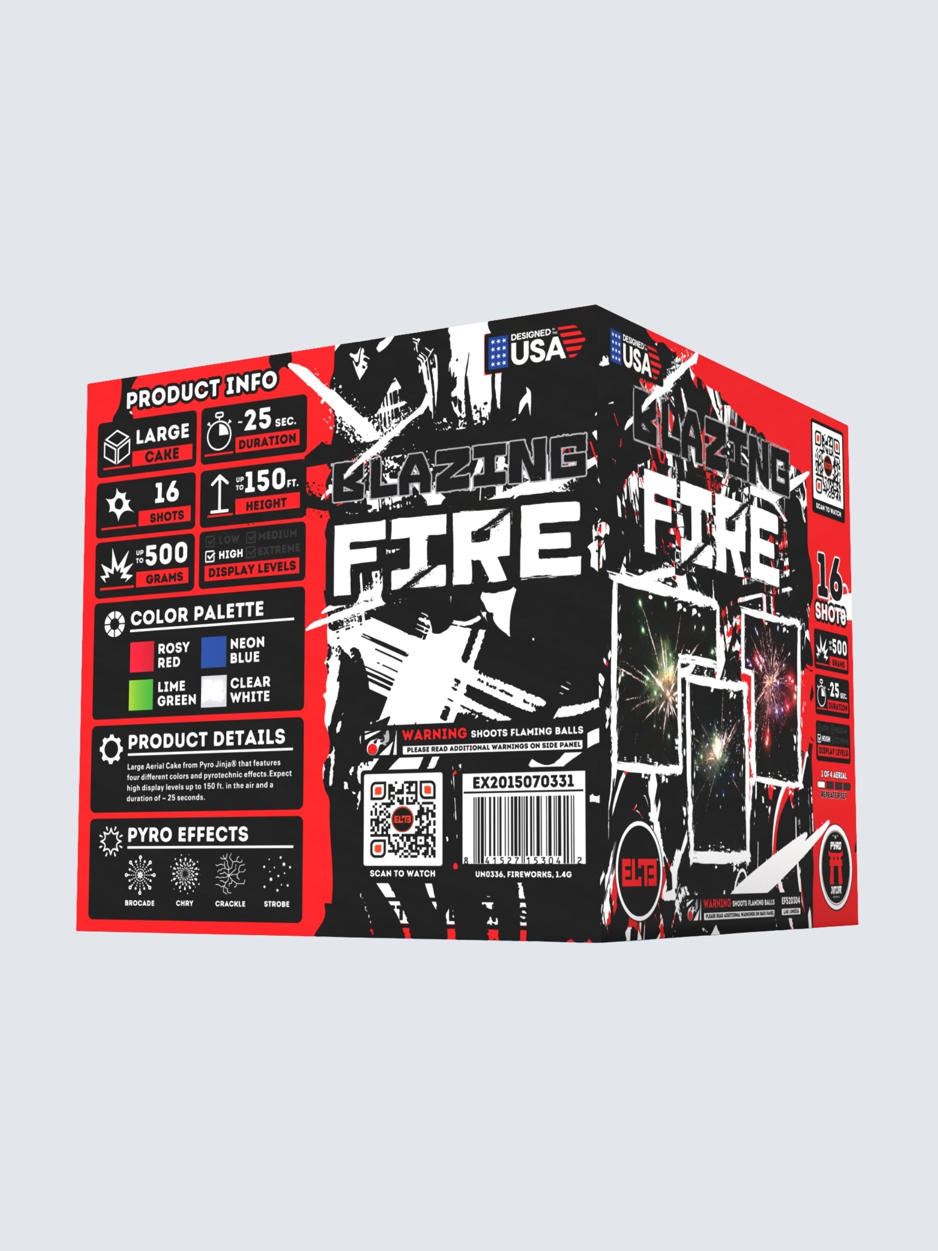 The Elements™ | 71 Shot Aerial Repeater Set at Elite Fireworks