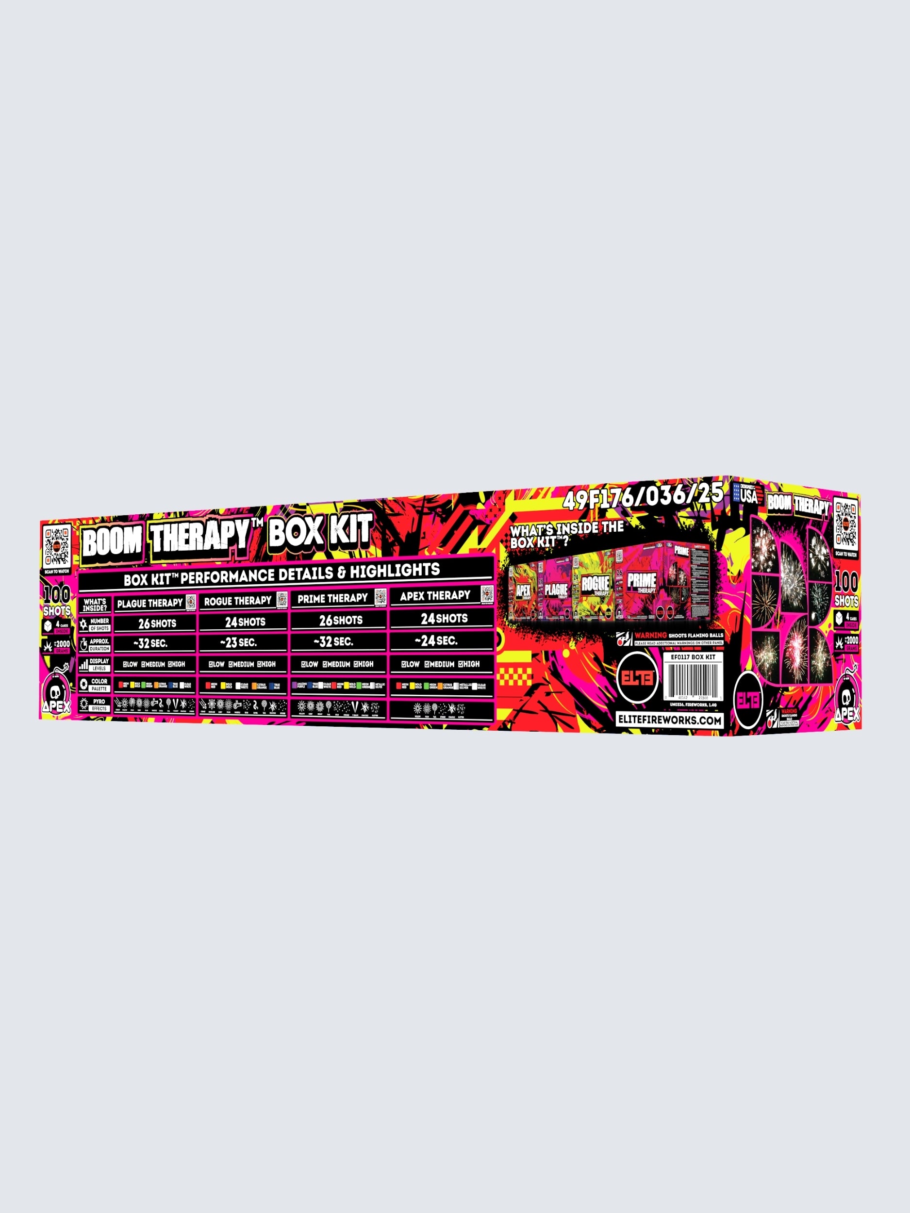 Boom Therapy ™  | 100 Shot Aerial Repeater Box Kit™