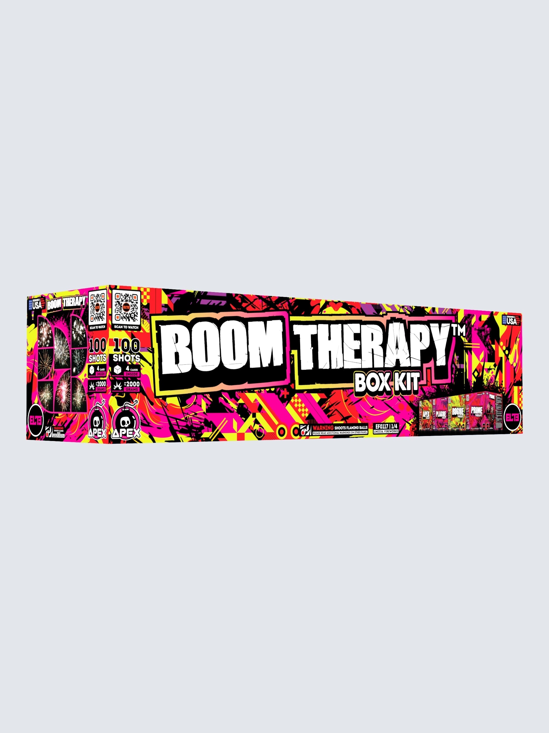 Boom Therapy ™  | 100 Shot Aerial Repeater Box Kit™