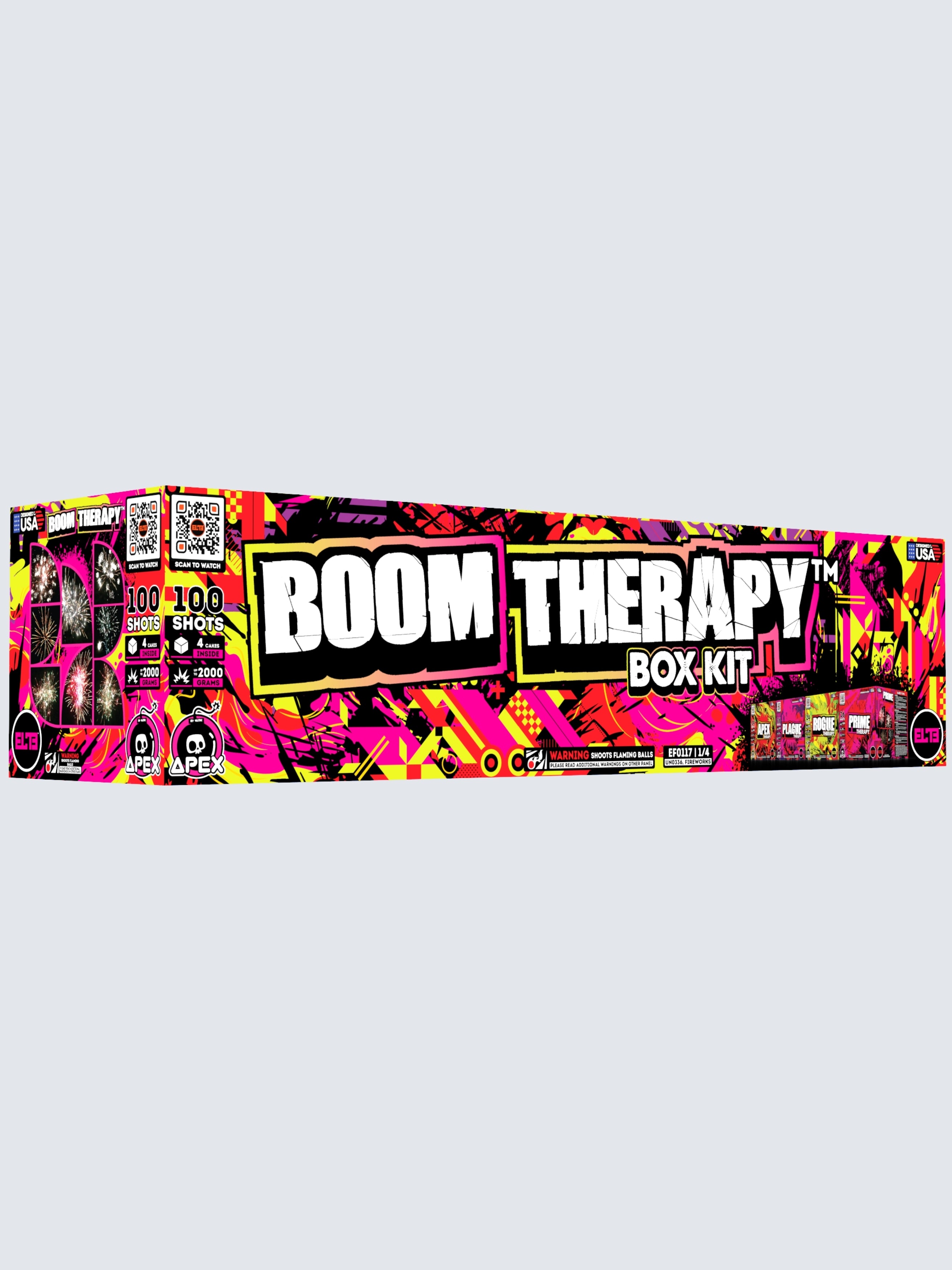 Boom Therapy ™  | 100 Shot Aerial Repeater Box Kit™