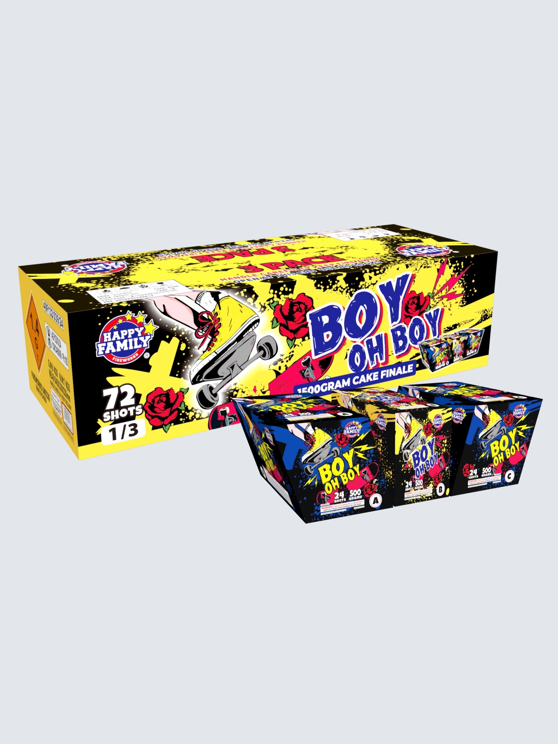 Boy Oh Boy | 72 Shot Aerial Repeater Set