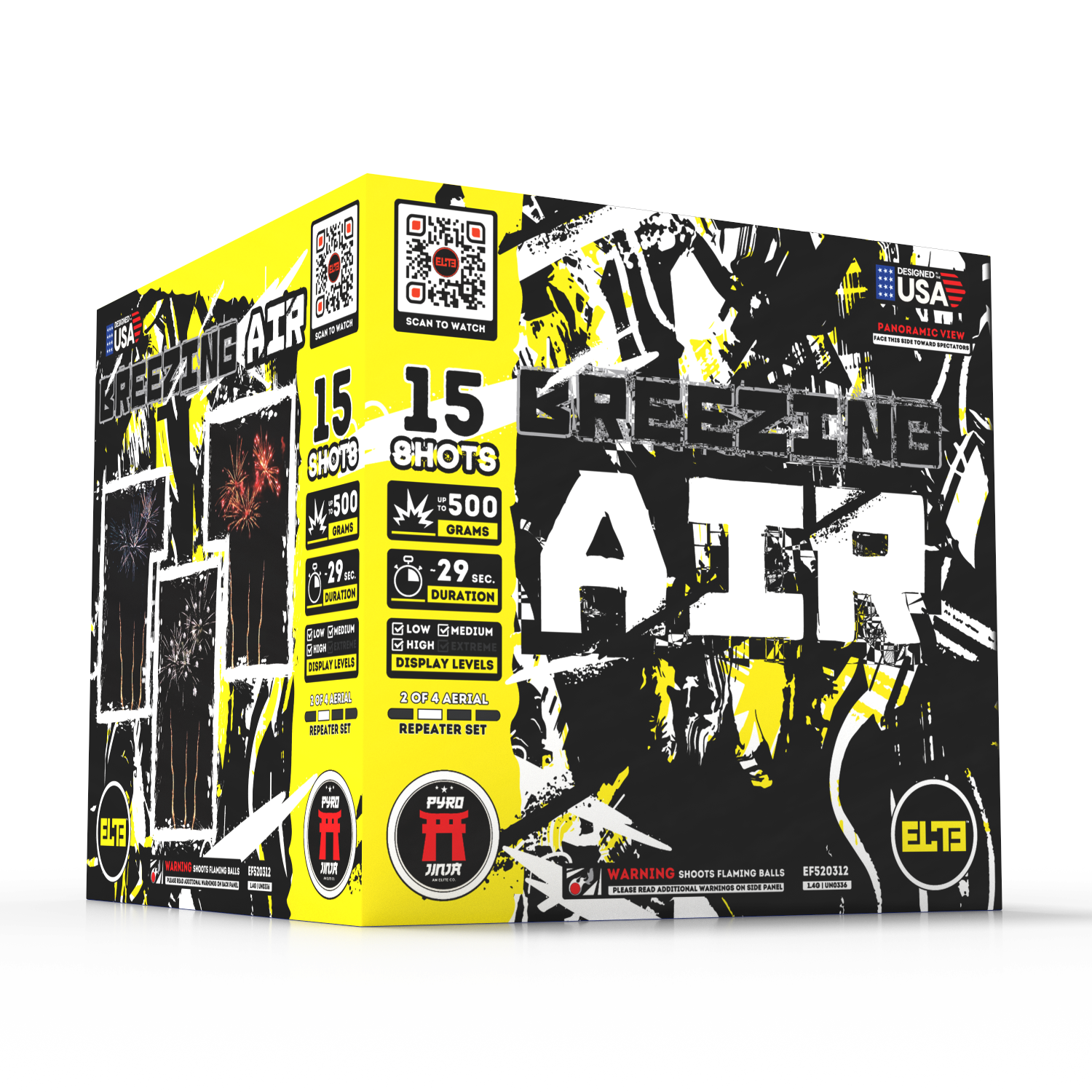 The Elements™  | 71 Shot Box Kit™ - Blazing Fire™ - Breezing Air™ - Gushing Water™ - Quaking Earth™