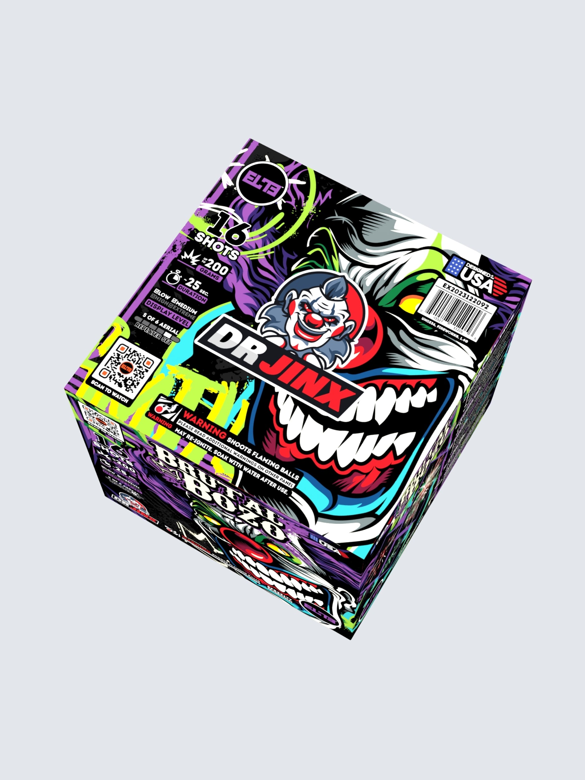 Jinx Jesters™ | 16 Shot Aerial Repeater at Elite Fireworks – ELITE