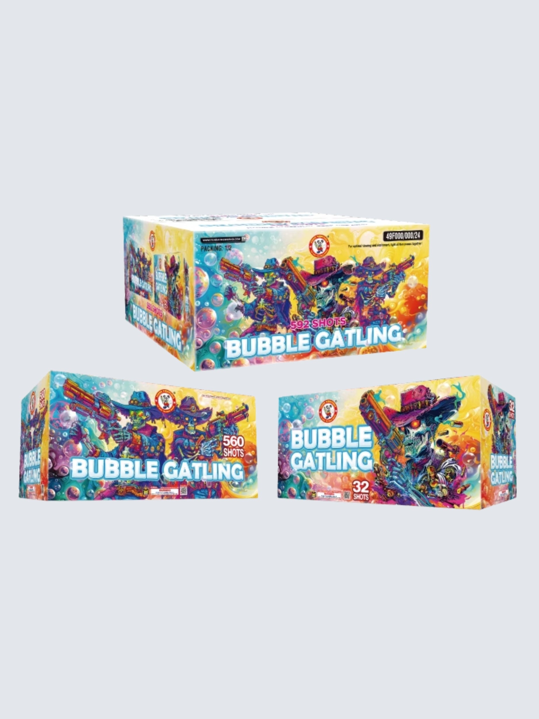 Bubble Gatling  | 592 Shot Aerial Repeater
