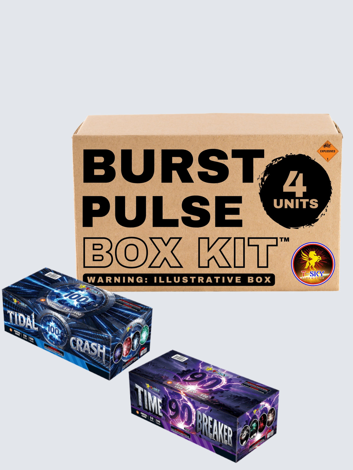 Burst Pulse | 200 Shot Aerial Repeater Box Kit™