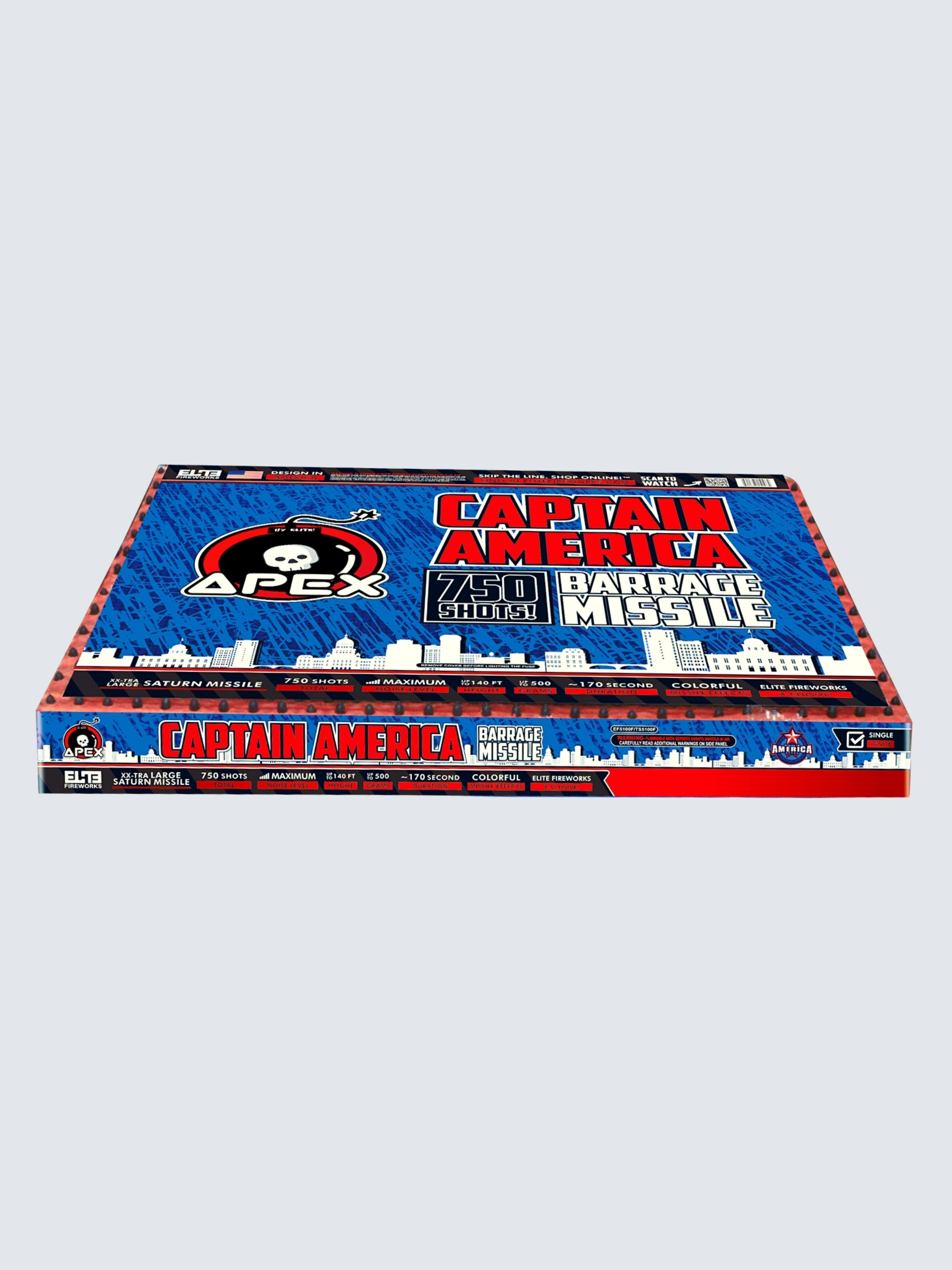 Captain America Barrage Missile™ | 750 Shot Missile at Elite