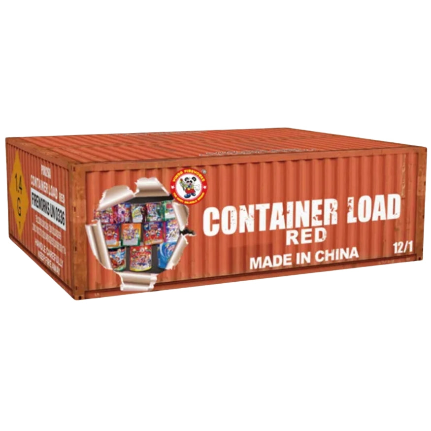 Container Load Red | 155 Shot Aerial Repeater Set at Elite Fireworks