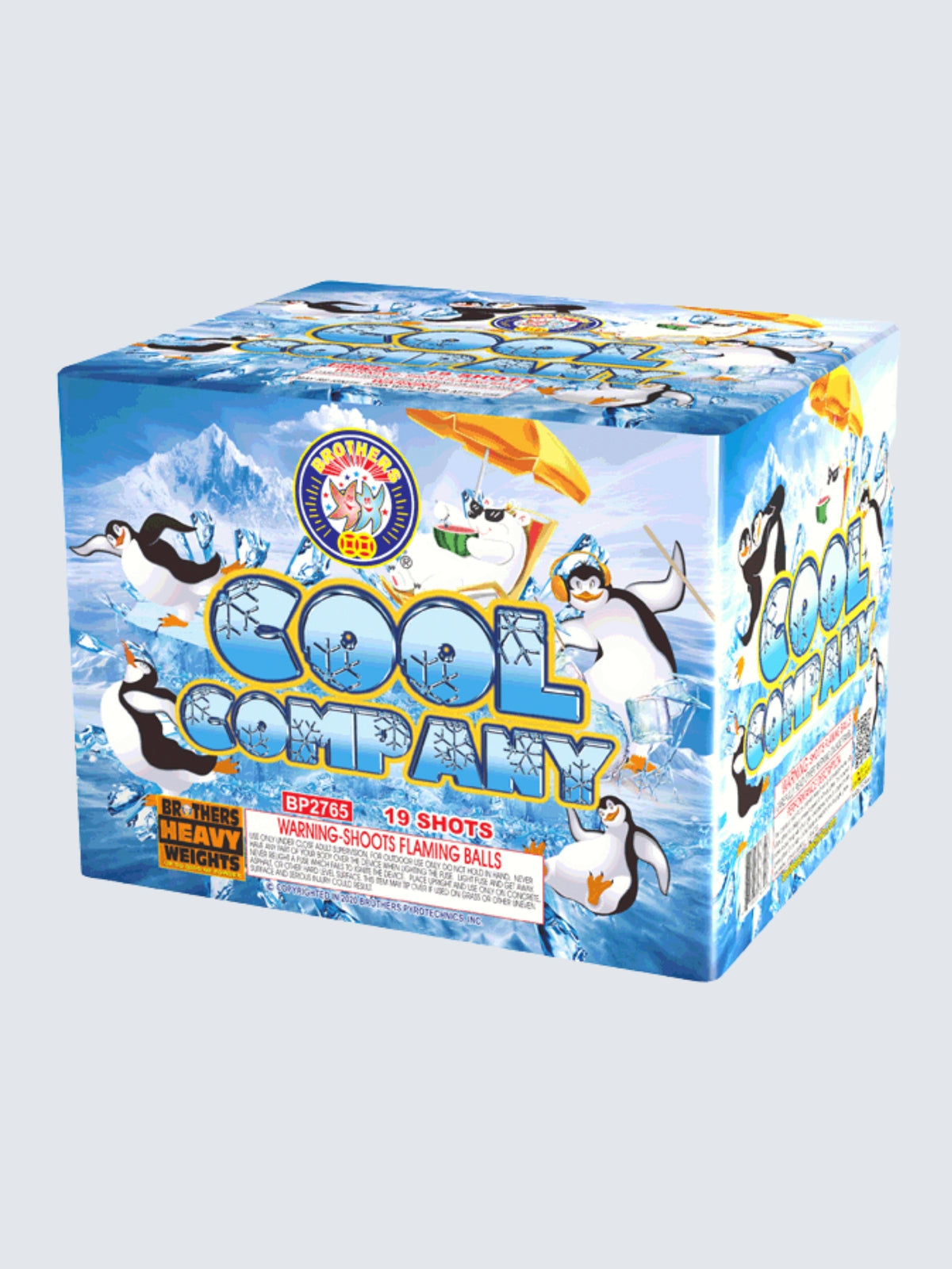 Cool Company | 19 Shot Aerial Repeater by Brothers Pyrotechnics -Shop Online for X-tra Large Cake™ at Elite Fireworks!