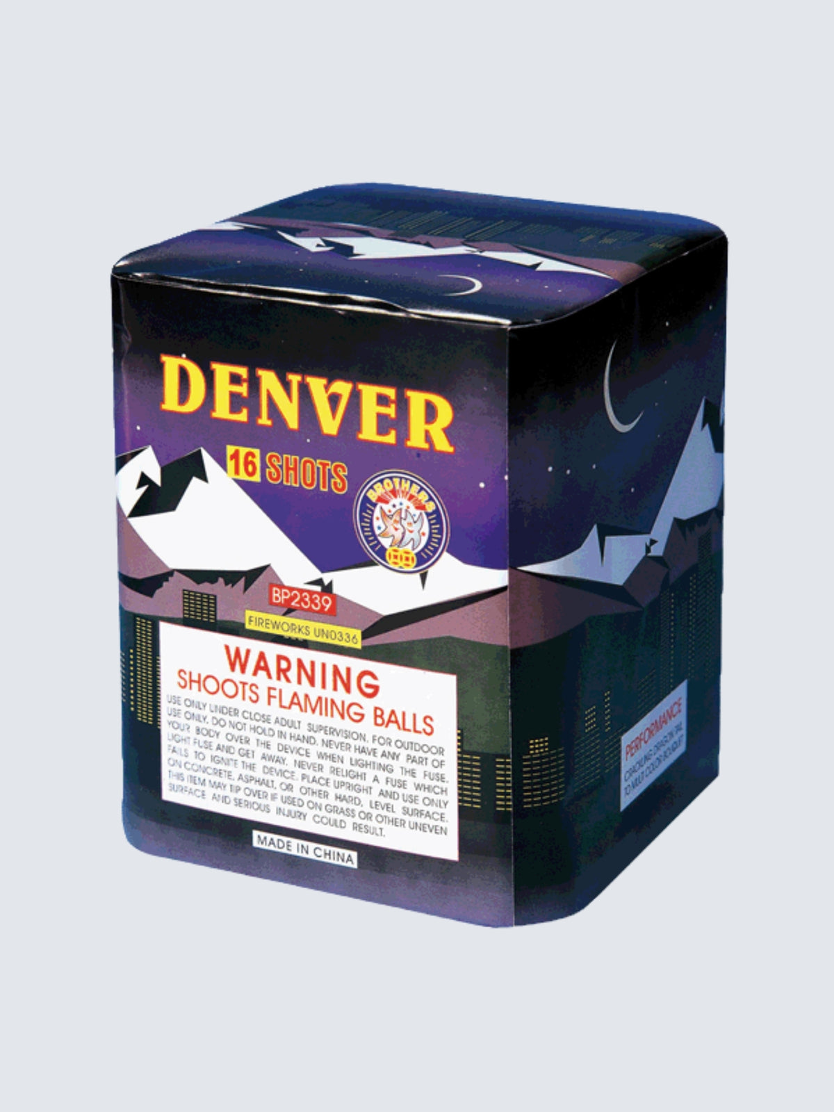 Denver | 16 Shot Aerial Repeater by Brothers Pyrotechnics -Shop Online for Standard Cake at Elite Fireworks!
