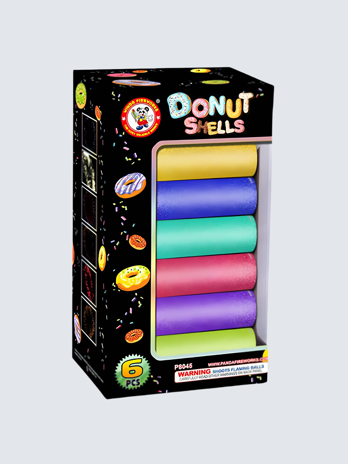 Donut Shells | 6 Break Artillery Shell by Winda Fireworks -Shop Online for XX-tra Large Canister Kit™ at Elite Fireworks!