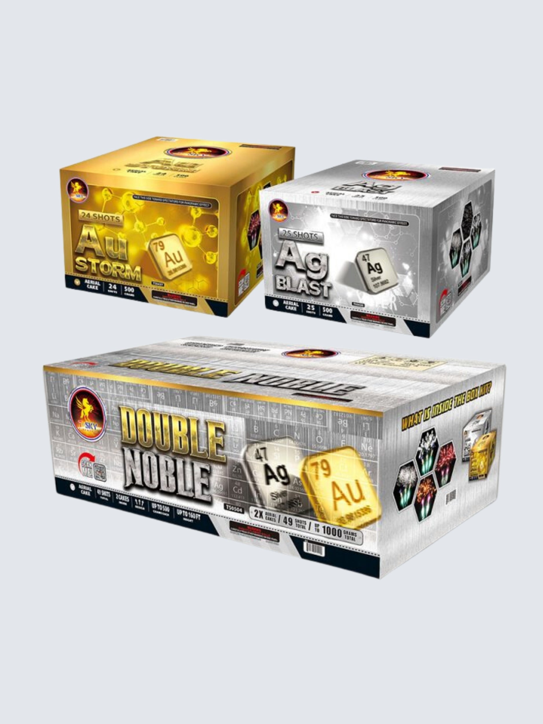 Double Noble | 196 Shot Aerial Repeater Box Kit™