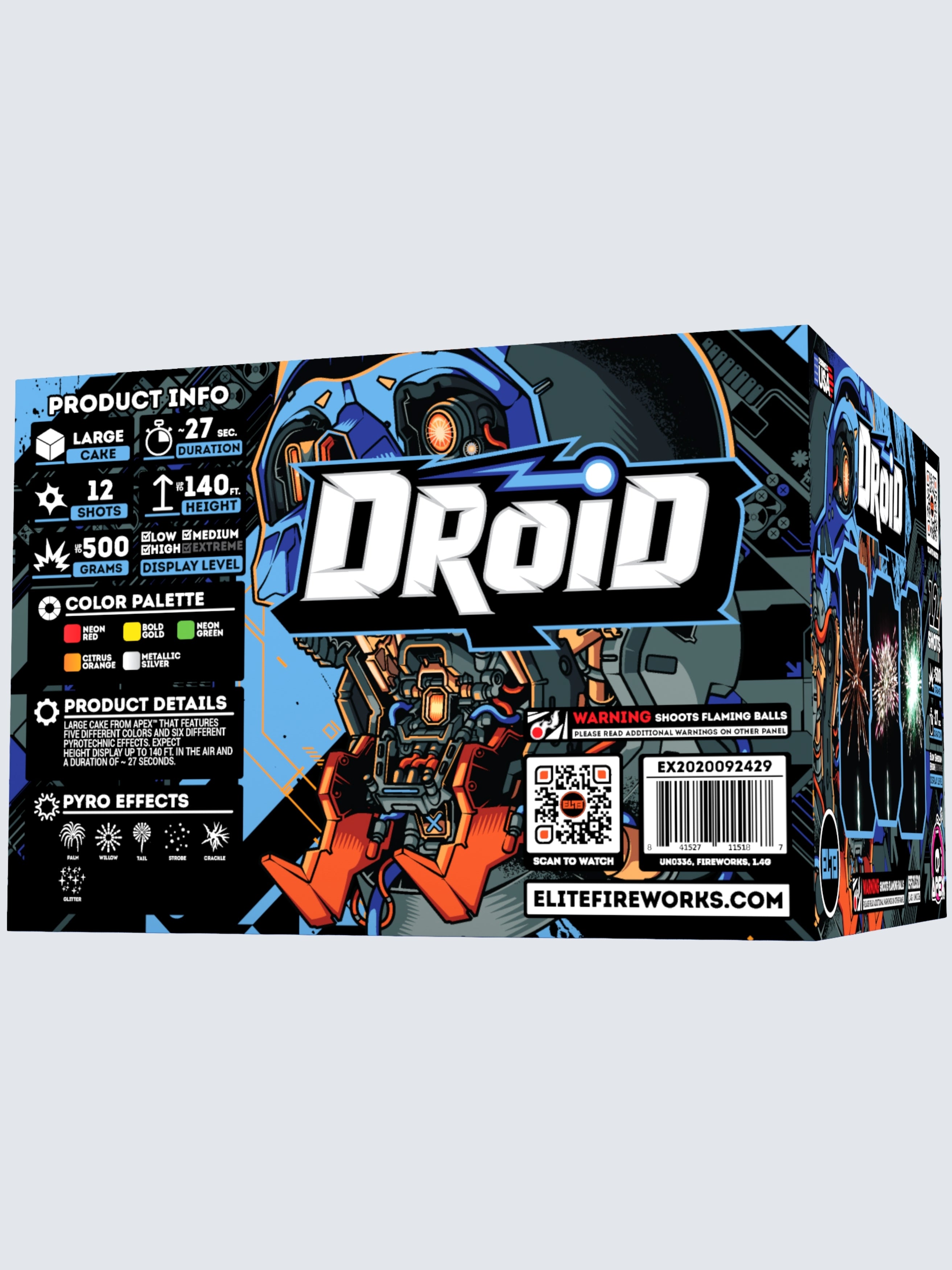 Droid™ | 12 Shot Aerial Repeater