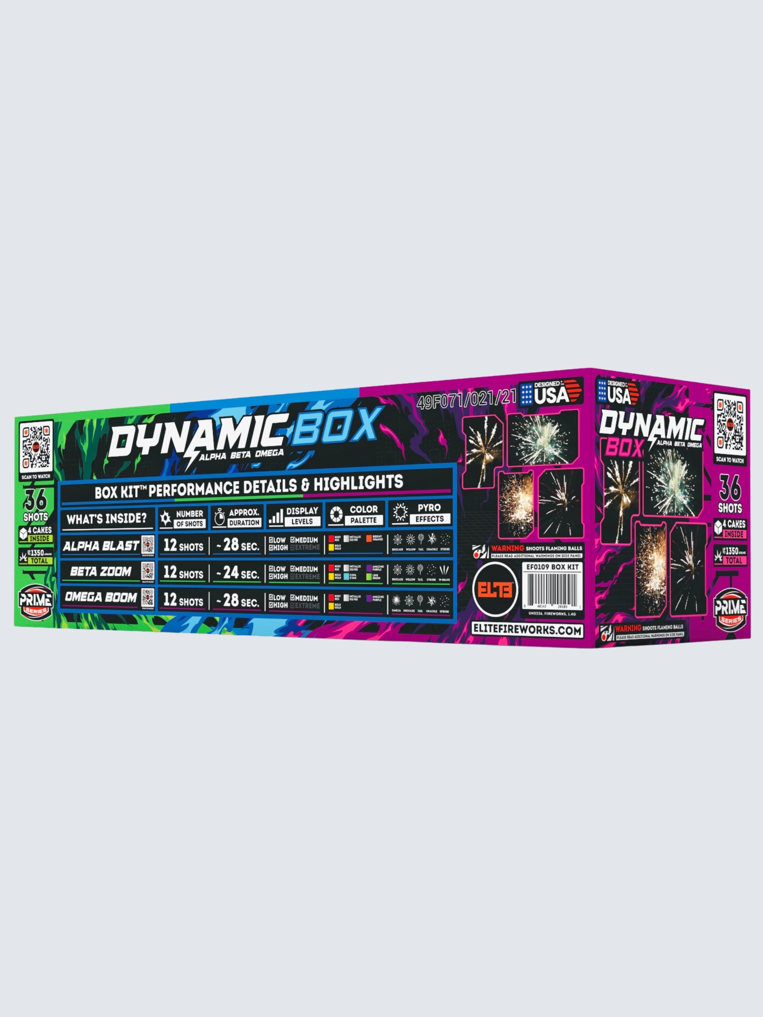 Dynamic Box™｜36 Shot Aerial Repeater Box Kit™