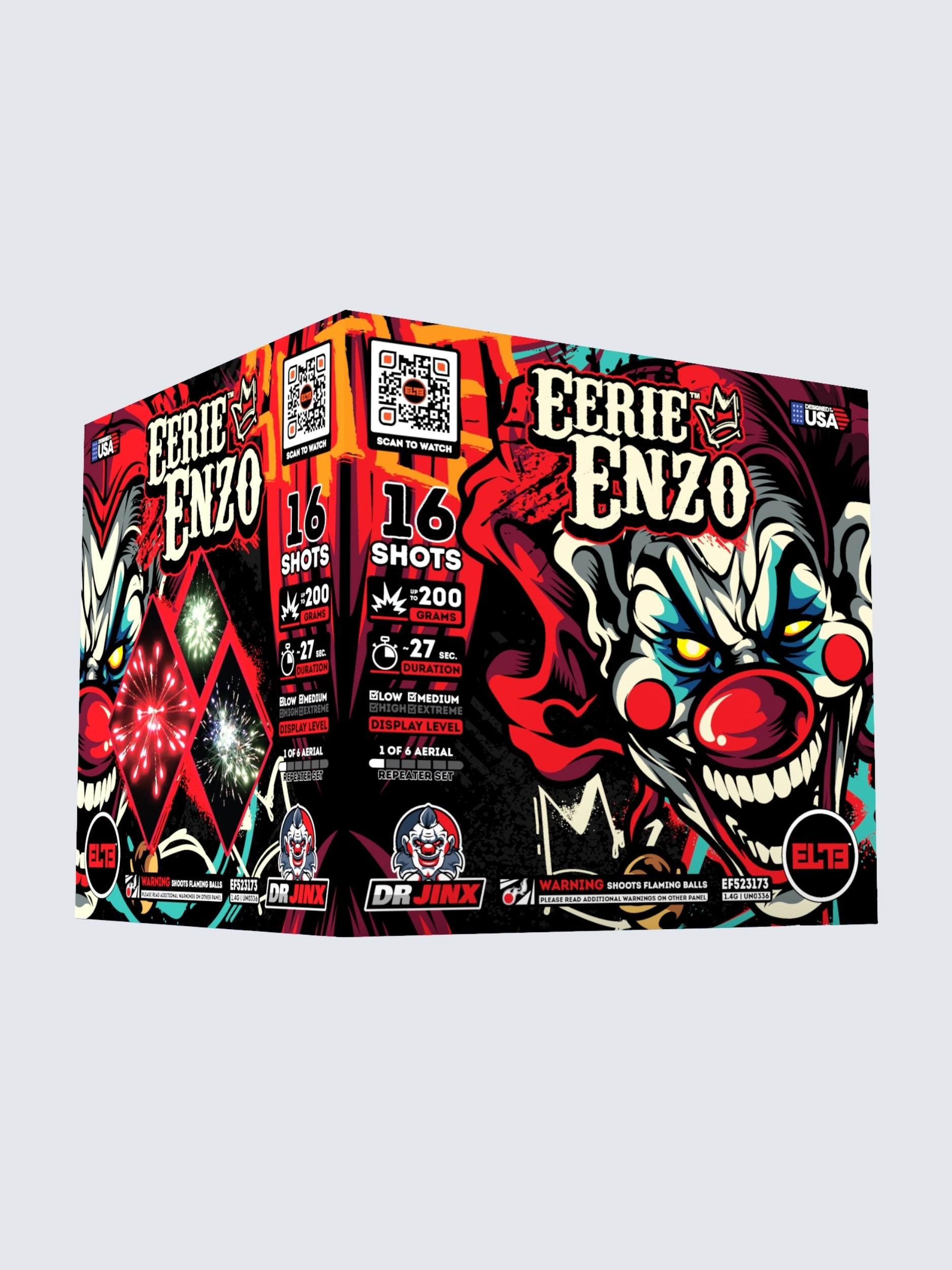 Jinx Jesters™ | 16 Shot Aerial Repeater at Elite Fireworks – ELITE