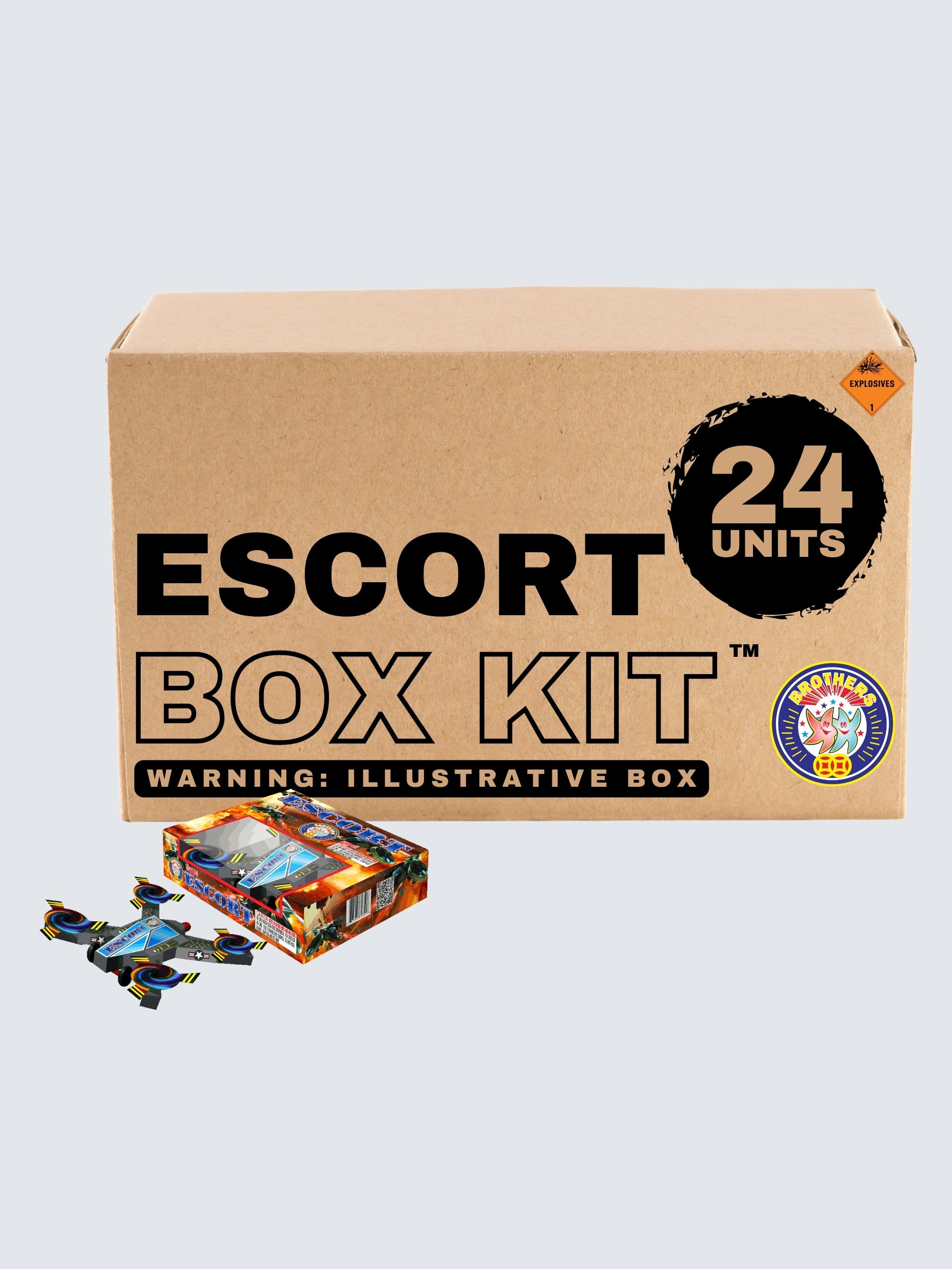 Escort | Toylike Plastic Drone Shape Ground Novelty