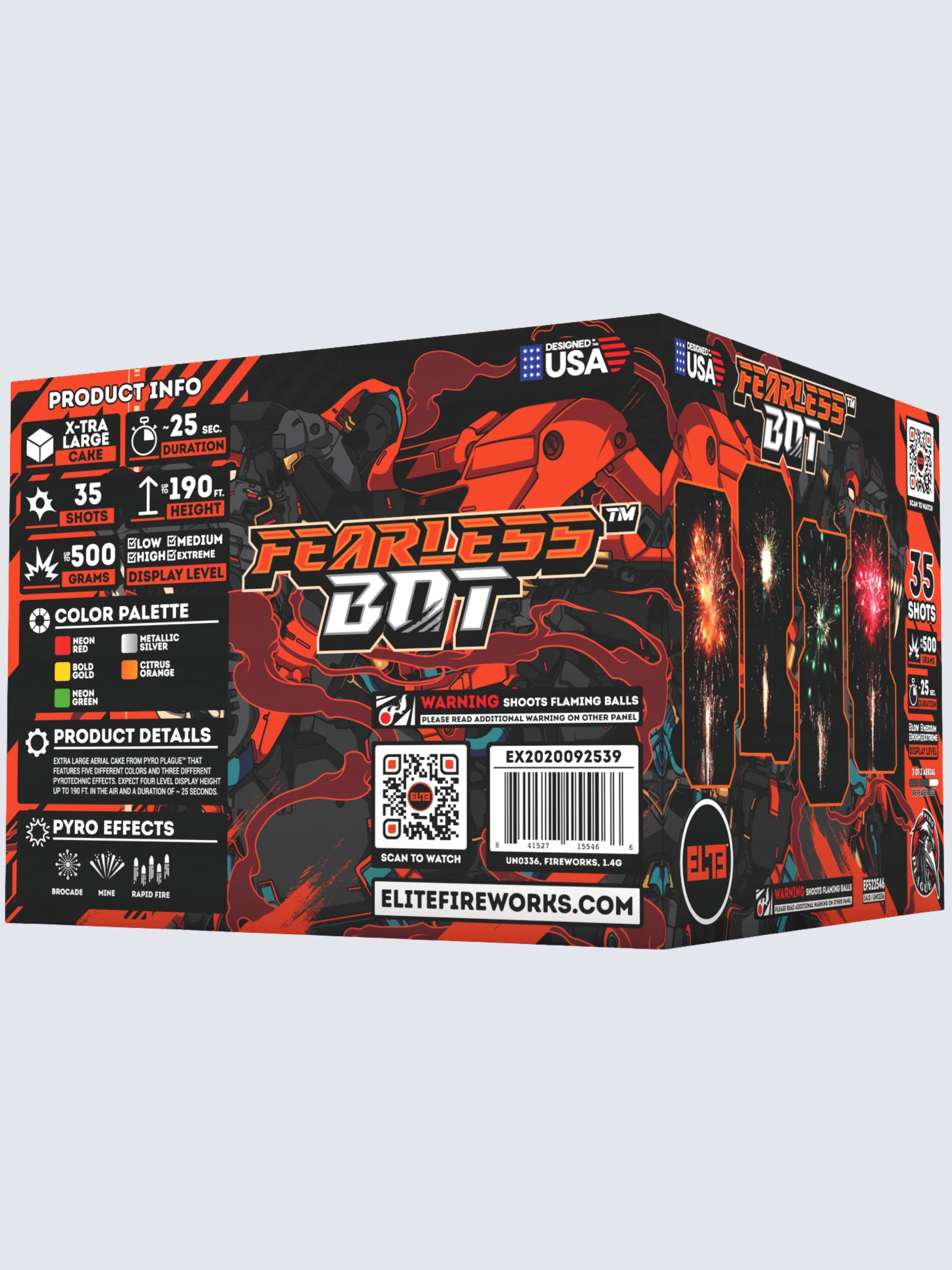 Cyborg™ Mania | 96 Shot Aerial Repeater Box Kit™