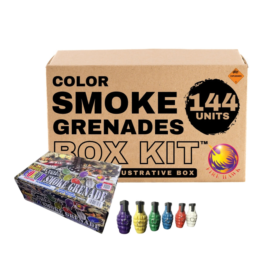 Fire Hawk Pull String Color Smoke Grenades | Assorted Color Choice Smoke Gadget