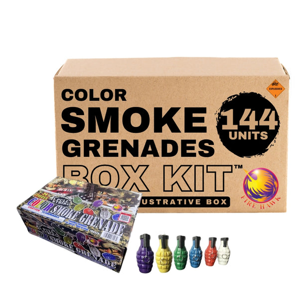 Fire Hawk Pull String Color Smoke Grenades | Assorted Color Choice Smoke Gadget