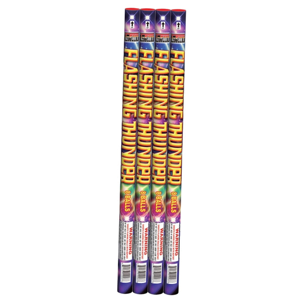 Flashing Thunder | 8 Shot Barrage Candle