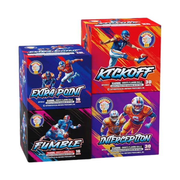 Sportzilla | 256 Shot Box Kit™ - Tomahawk Dunk - Double Pump - Fade-Away - Alley-Oop - Big Inning - Home Run - Double Play - Rundown - Extra Point - Kickoff - Fumble - Interception