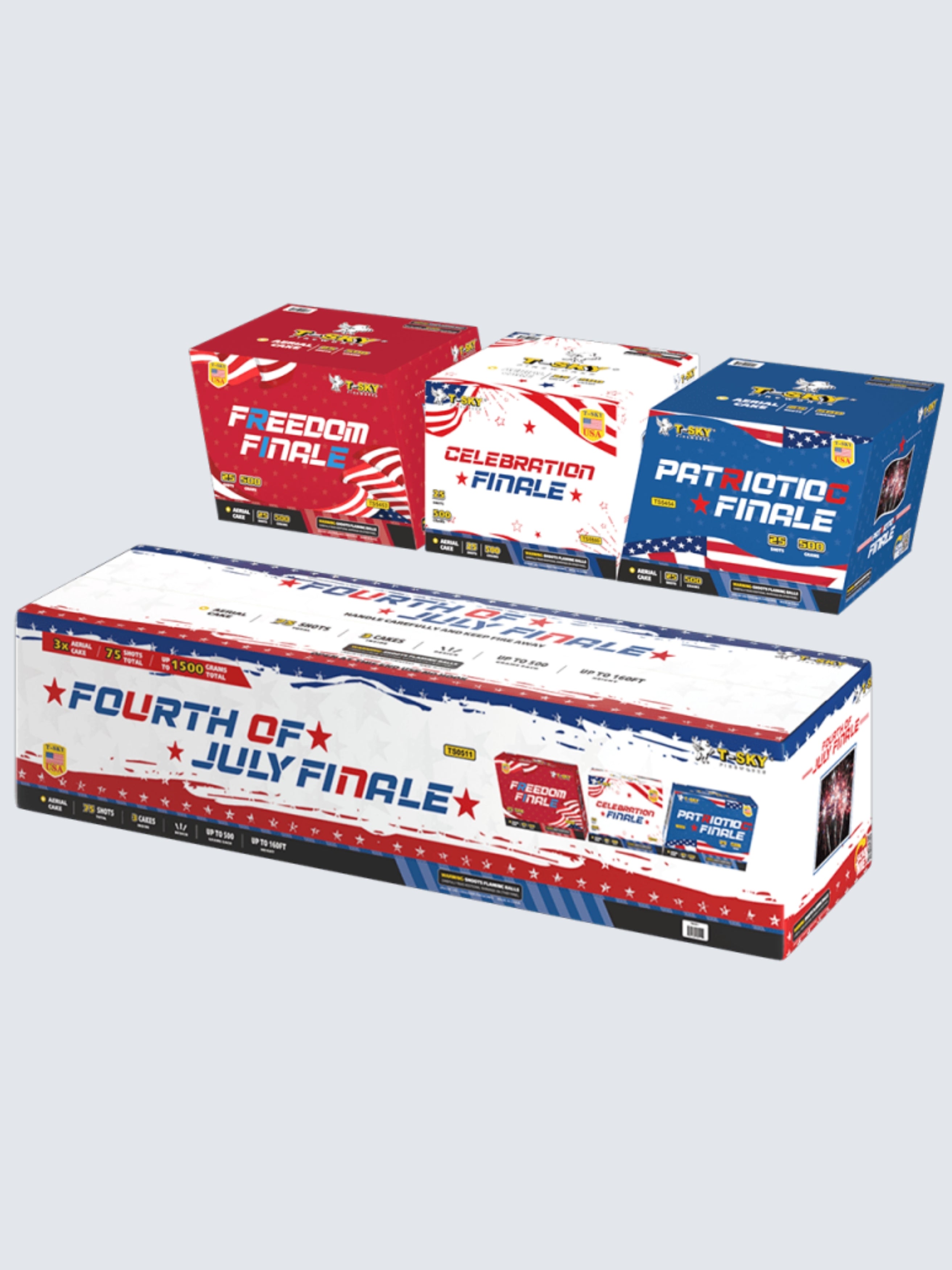 Fourth Of July Finale | 75 Shot Aerial Repeater Set