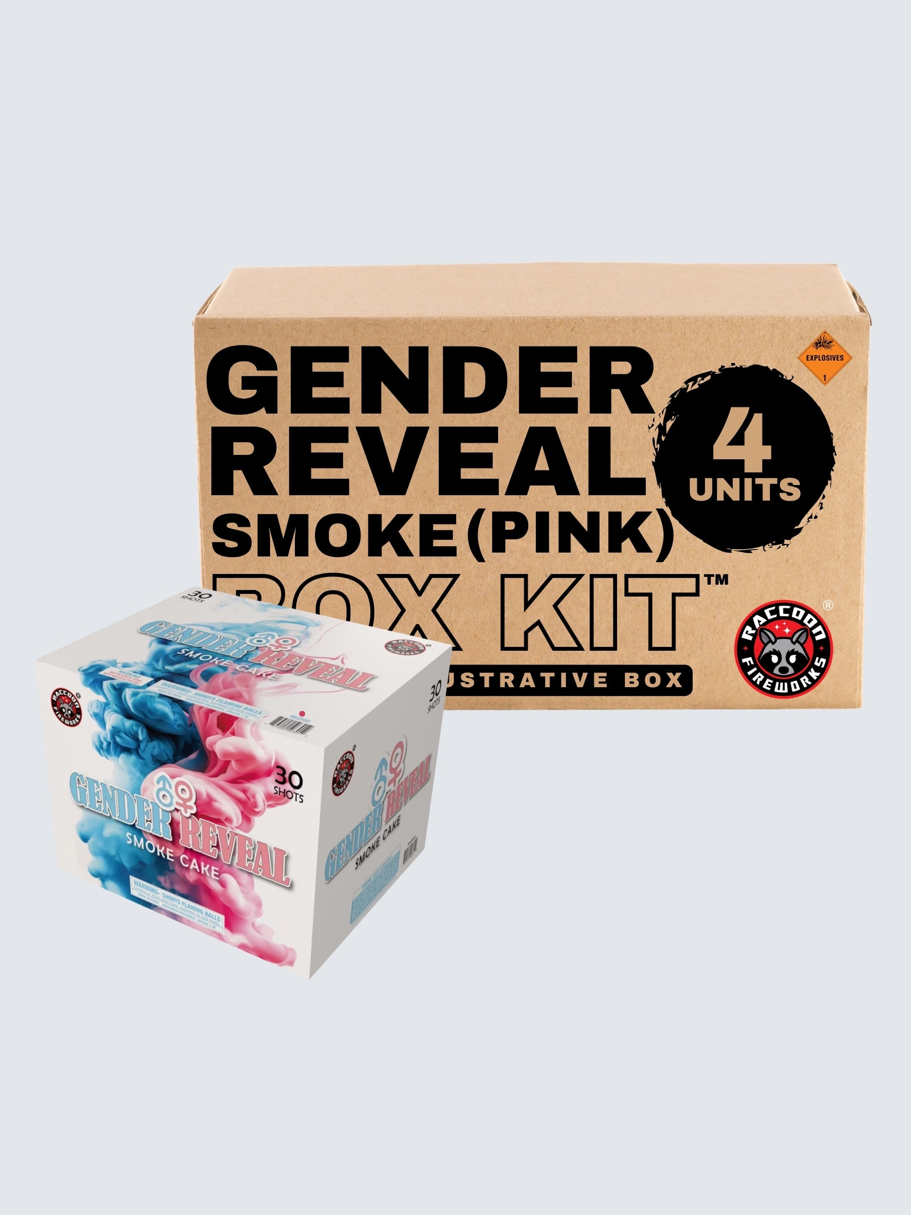Gender Reveal Smoke Cake | 30 Shot Aerial Repeater